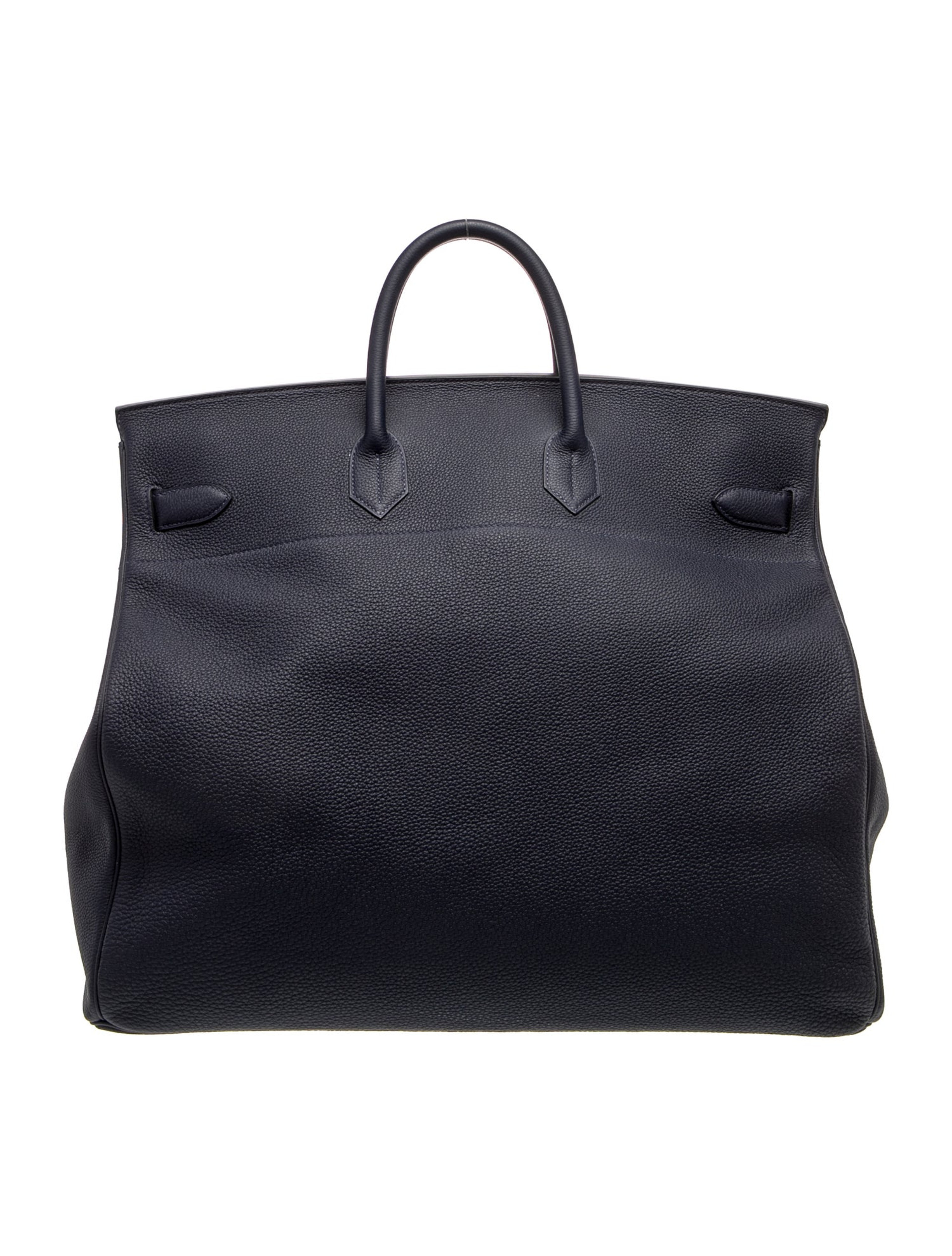 エルメス バーキン 50 オータクロア HAC Bleu Nuit トゴ シルバー金具 HERMES BIRKIN 50 HAC BLEU NUIT TOGO SILVER HARDWARE