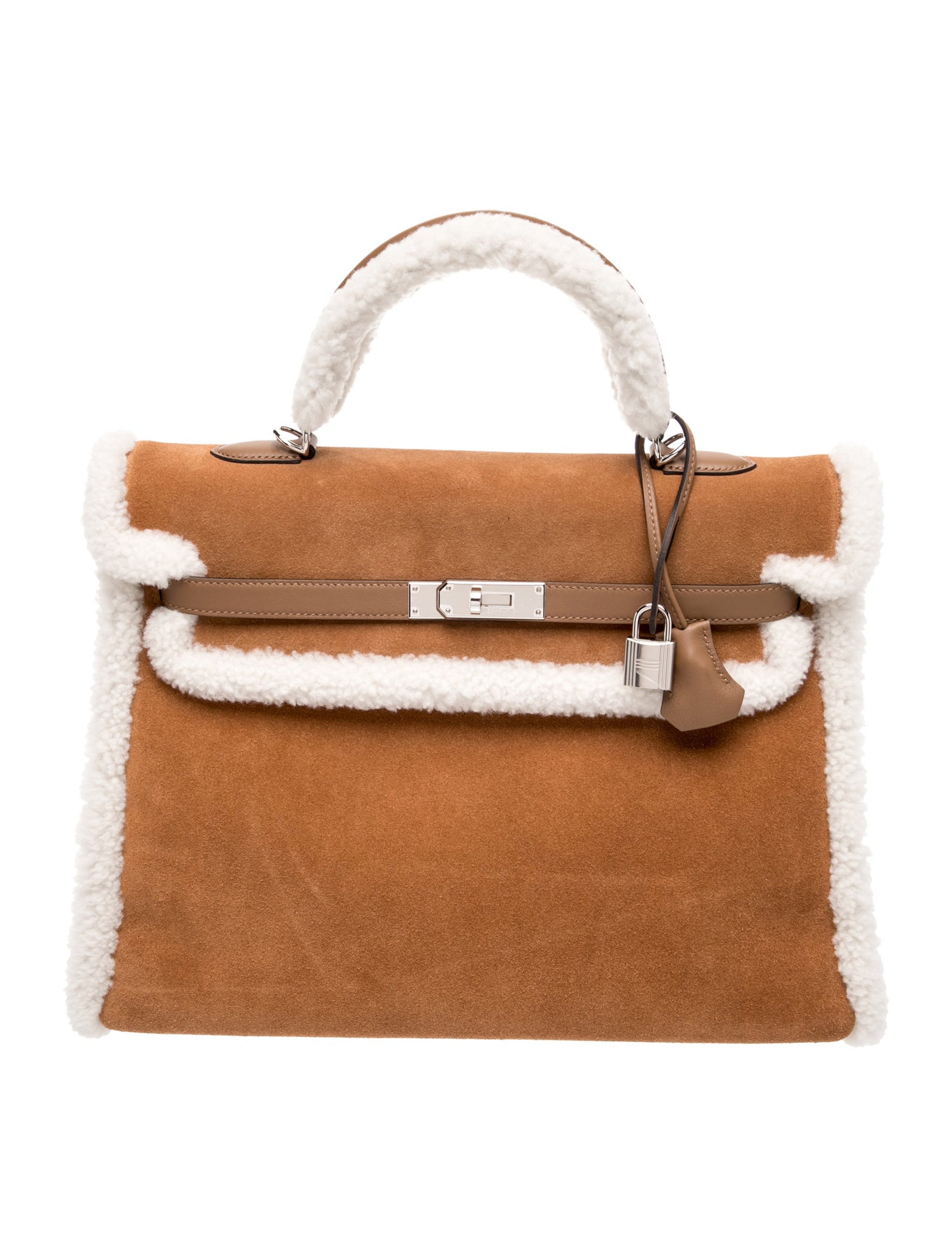 エルメス ケリー 35 テディ グリズリー Alezan スエード スイフト シルバー金具 HERMES KELLY 35 TEDDY GRIZZLY  ALEZAN SUEDE SWIFT SILVER HARDWARE