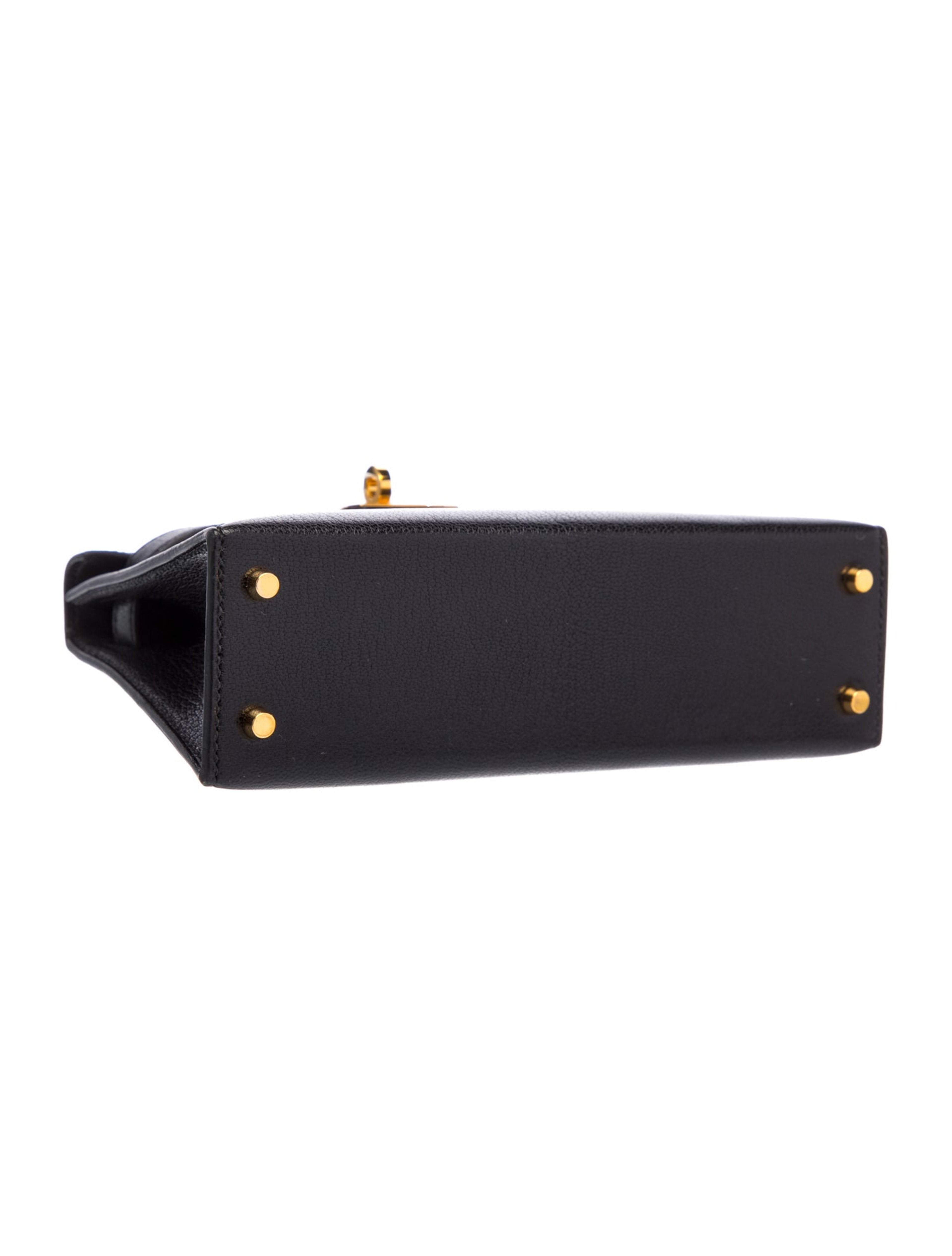 エルメス ミニケリー 20 外縫い Noir シェーブルミゾール ゴールド金具 HERMES MINI KELLY 20 SELLIER NOIR CHEVRE MYSORE GOLD HARDWARE