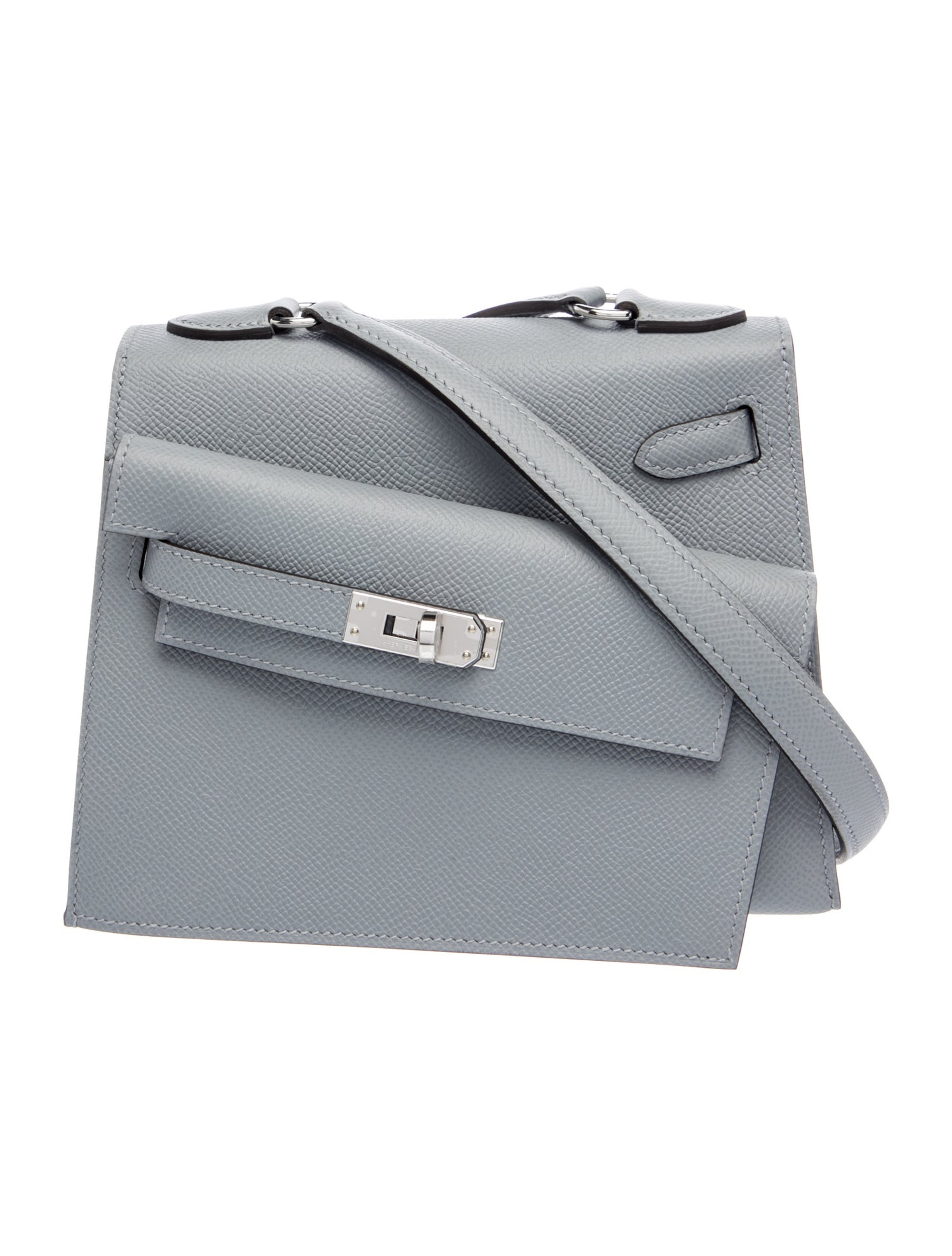 エルメス ケリー 20 無秩序 Gris Pantin エプソン シルバー金具 HERMES
