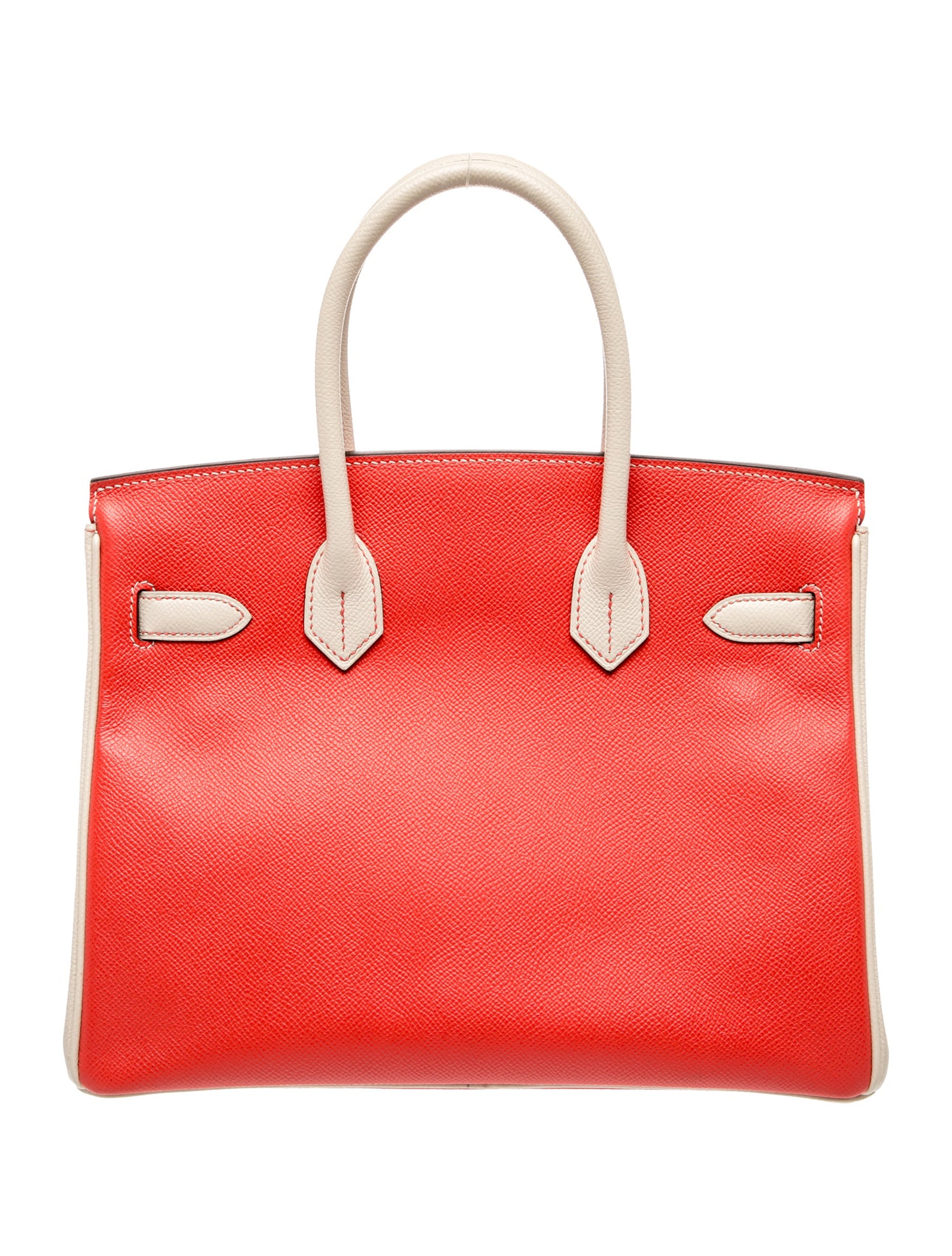 エルメス バーキン 30 スペシャルオーダー バイカラー Rose Jaipur Craie エプソン マットシルバー金具 パーソナルオーダー ホースシュー HERMES BIRKIN 30 ROSE JAIPUR CRAIE EPSOM BRUSHED SILVER HARDWARE HSS