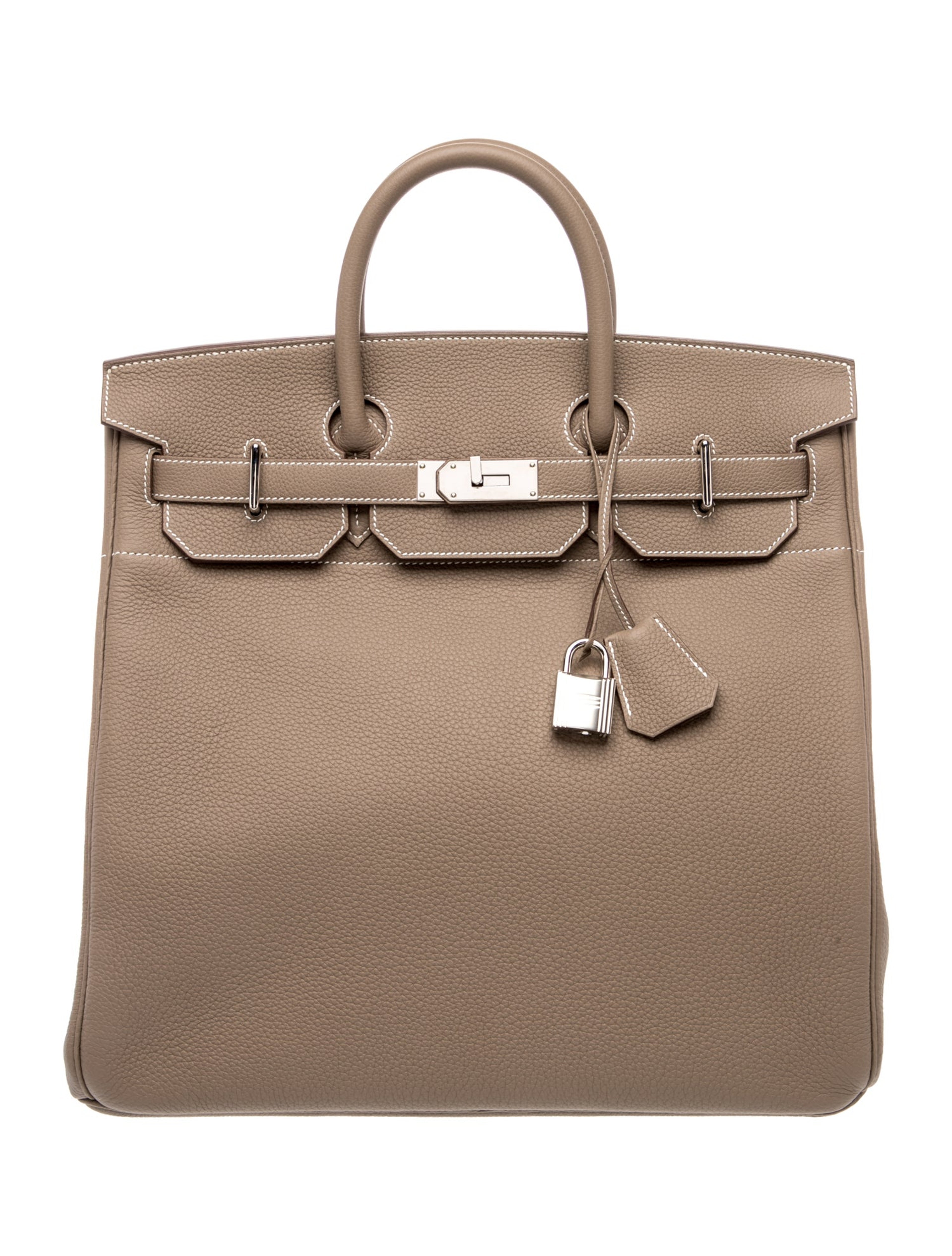 エルメス バーキン 40 オータクロア HAC Etoupe トゴ シルバー金具 HERMES BIRKIN 40 HAC ETOUPE TOGO SILVER HARDWARE