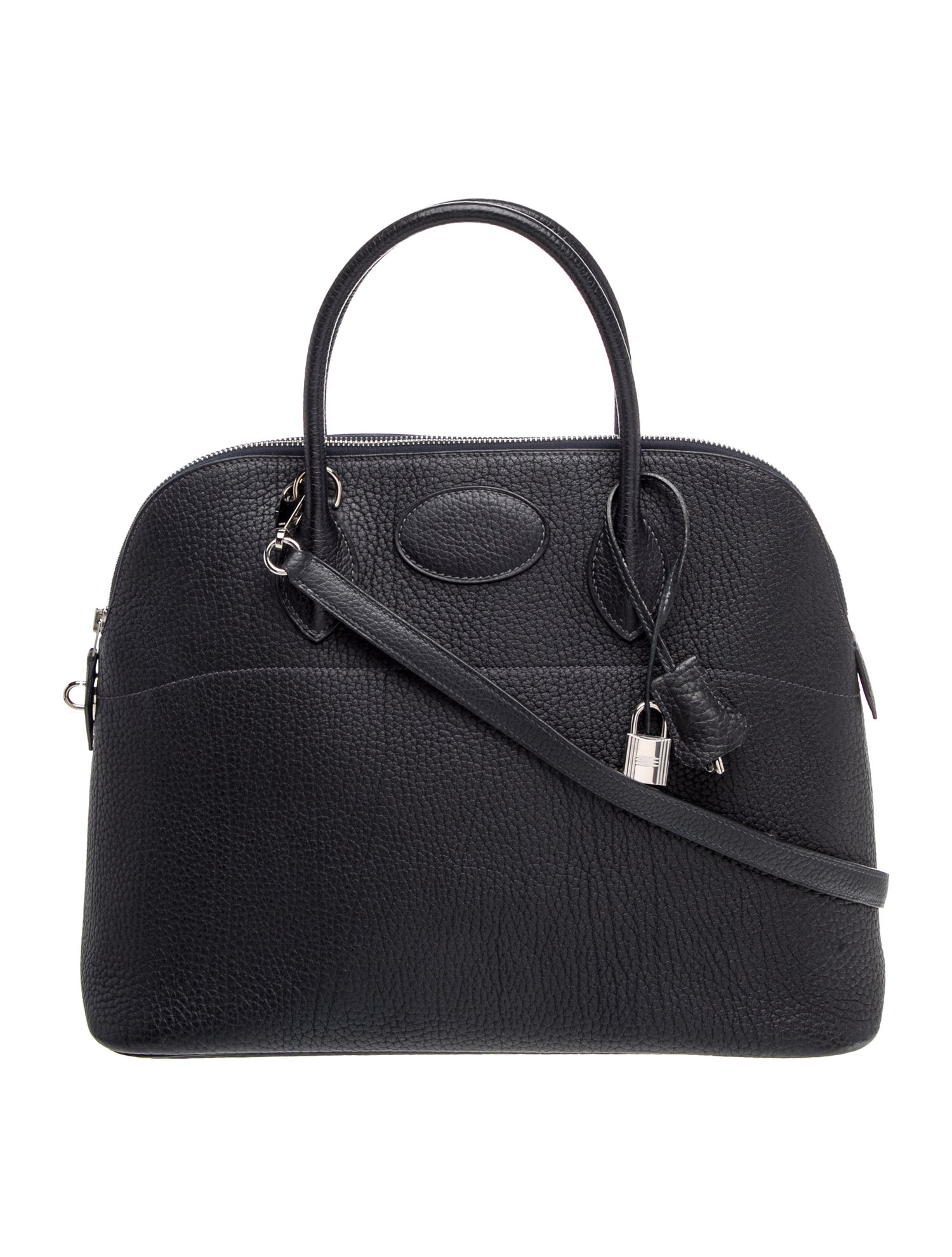 エルメス ボリード 35 Bleu Nuit フィヨルド シルバー金具 HERMES BOLIDE 35 BLEU NUIT FJORD SILVER HARDWARE