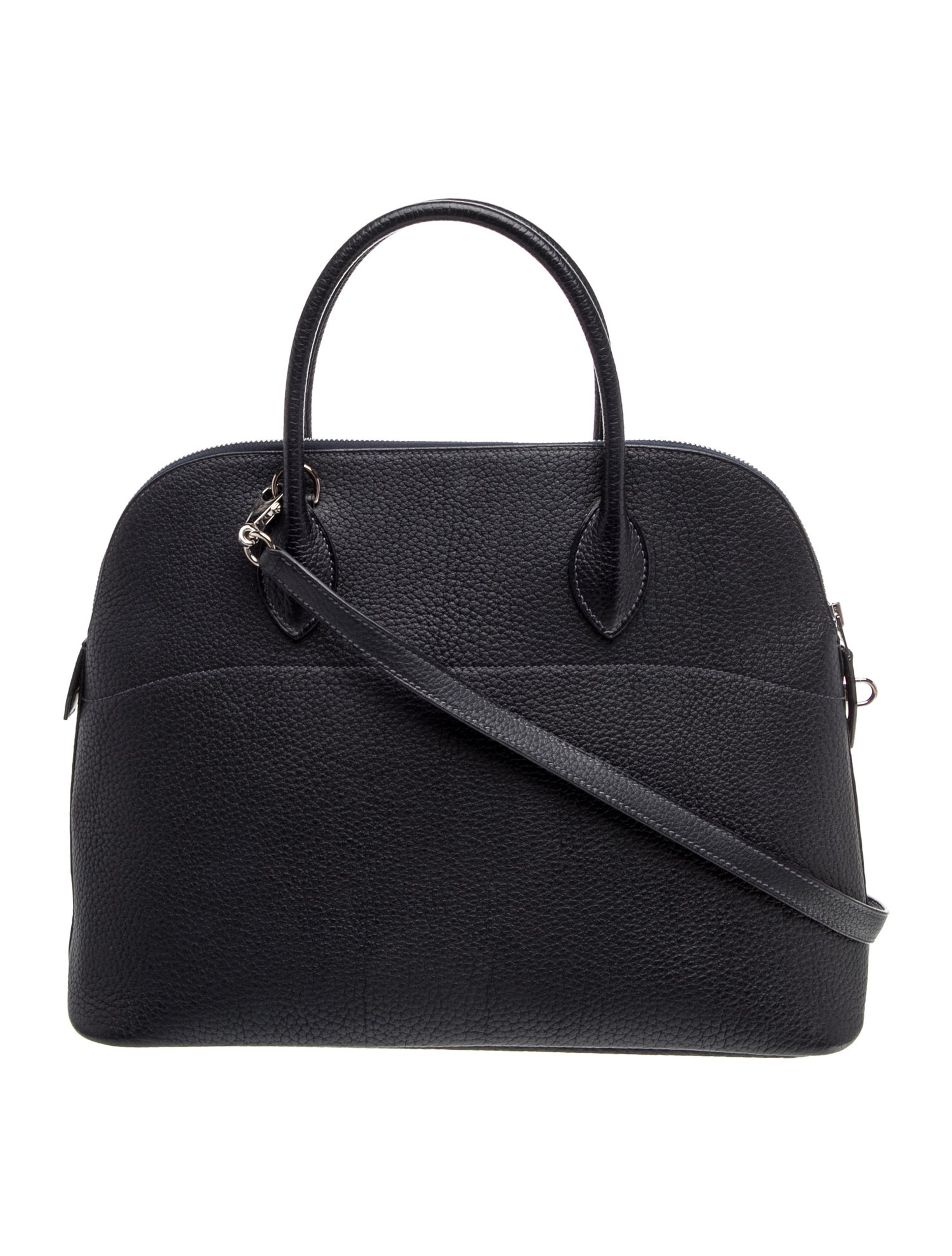 エルメス ボリード 35 Bleu Nuit フィヨルド シルバー金具 HERMES BOLIDE 35 BLEU NUIT FJORD SILVER HARDWARE