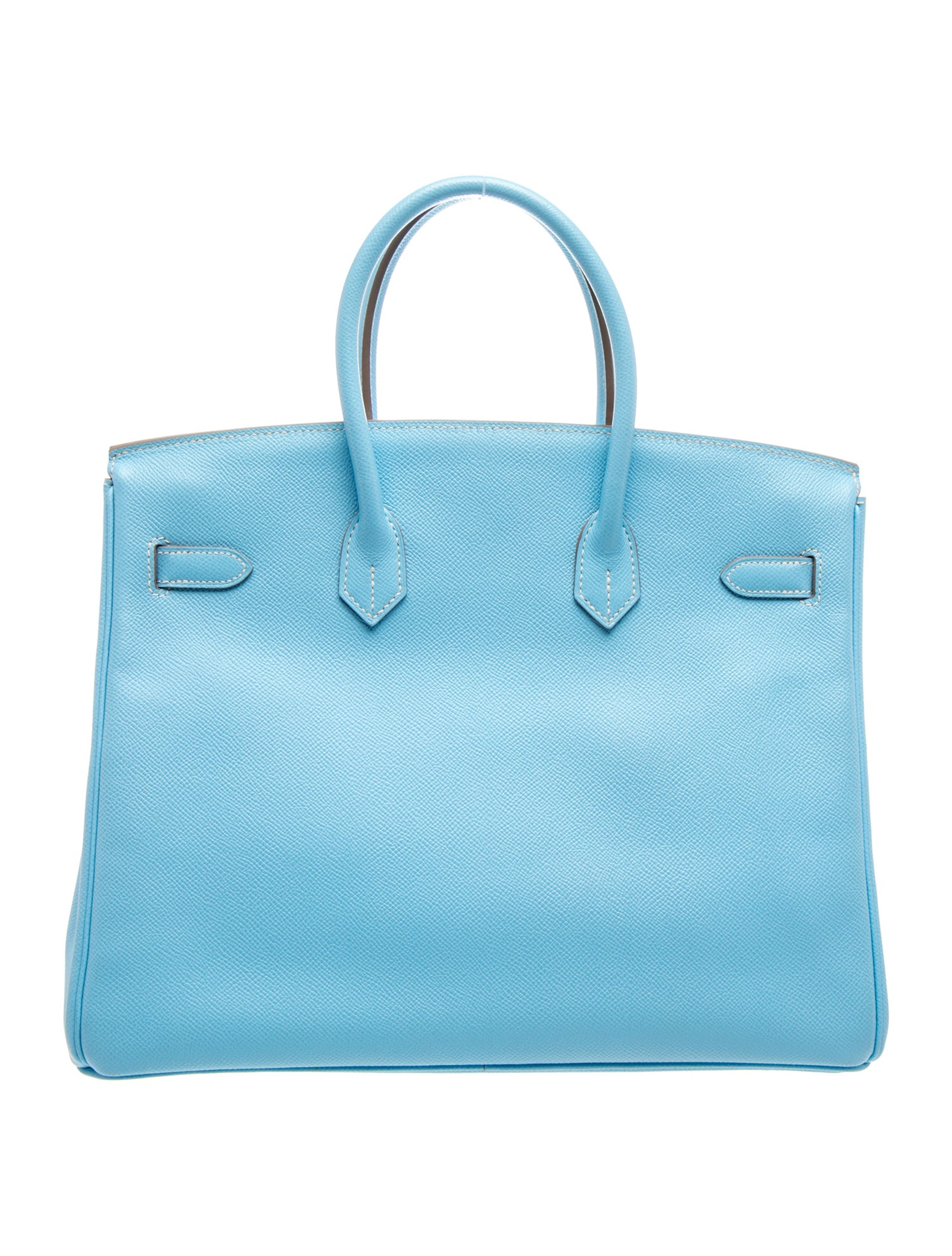 HERMES バーキン35 空箱　付属品あり　エルメス エルメス バーキン 35 キャンディ Celeste Mykonos エプソン シルバー