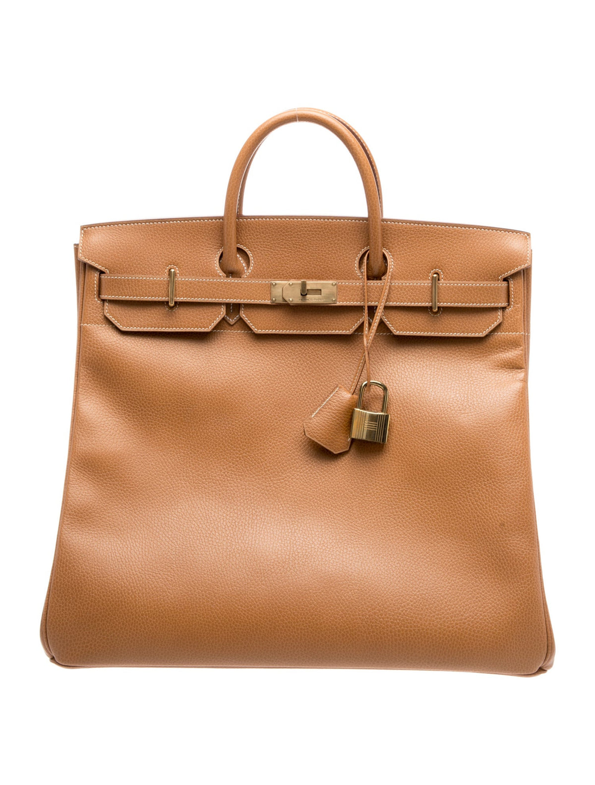 Hermes Birkin 45 Haut à Courroies (HAC) Gold Ardennes Gold Hardware