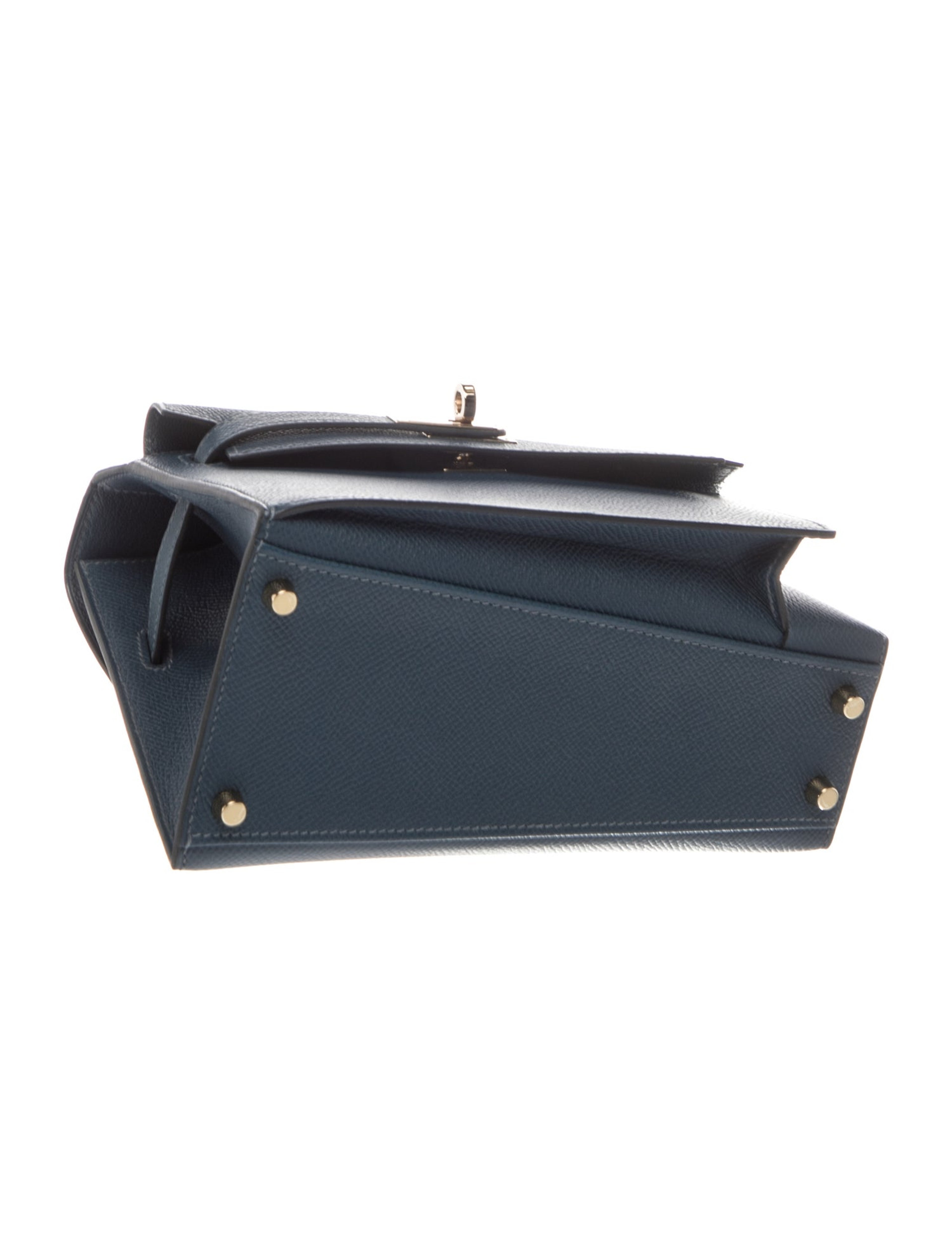 エルメス ケリー 20 無秩序 Bleu De Prusse エプソン パーマブラス シャンパンゴールド金具 HERMES KELLY EN DESORDRE SILLIER 20 BLEU DE PRUSSE EPSOM PERMABRASS GOLD HARDWARE