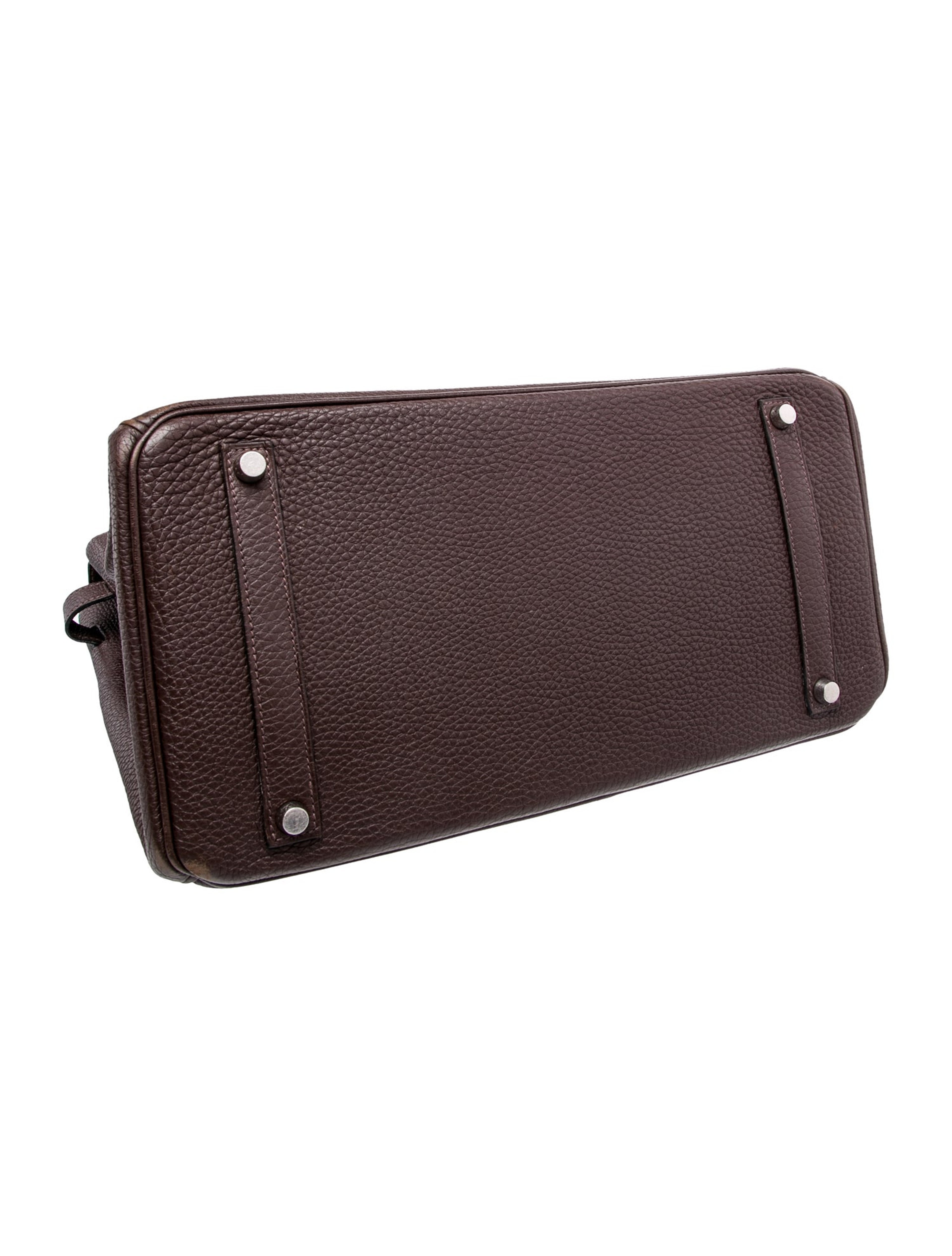 エルメス バーキン 35 スペシャルオーダー ヴェルソ Rouge Garance Chocolat トゴ シルバー金具 パーソナルオーダー ホースシュー HERMES BIRKIN 35 VERSO ROUGE GARANCE CHOCOLAT TOGO SILVER HARDWARE HSS