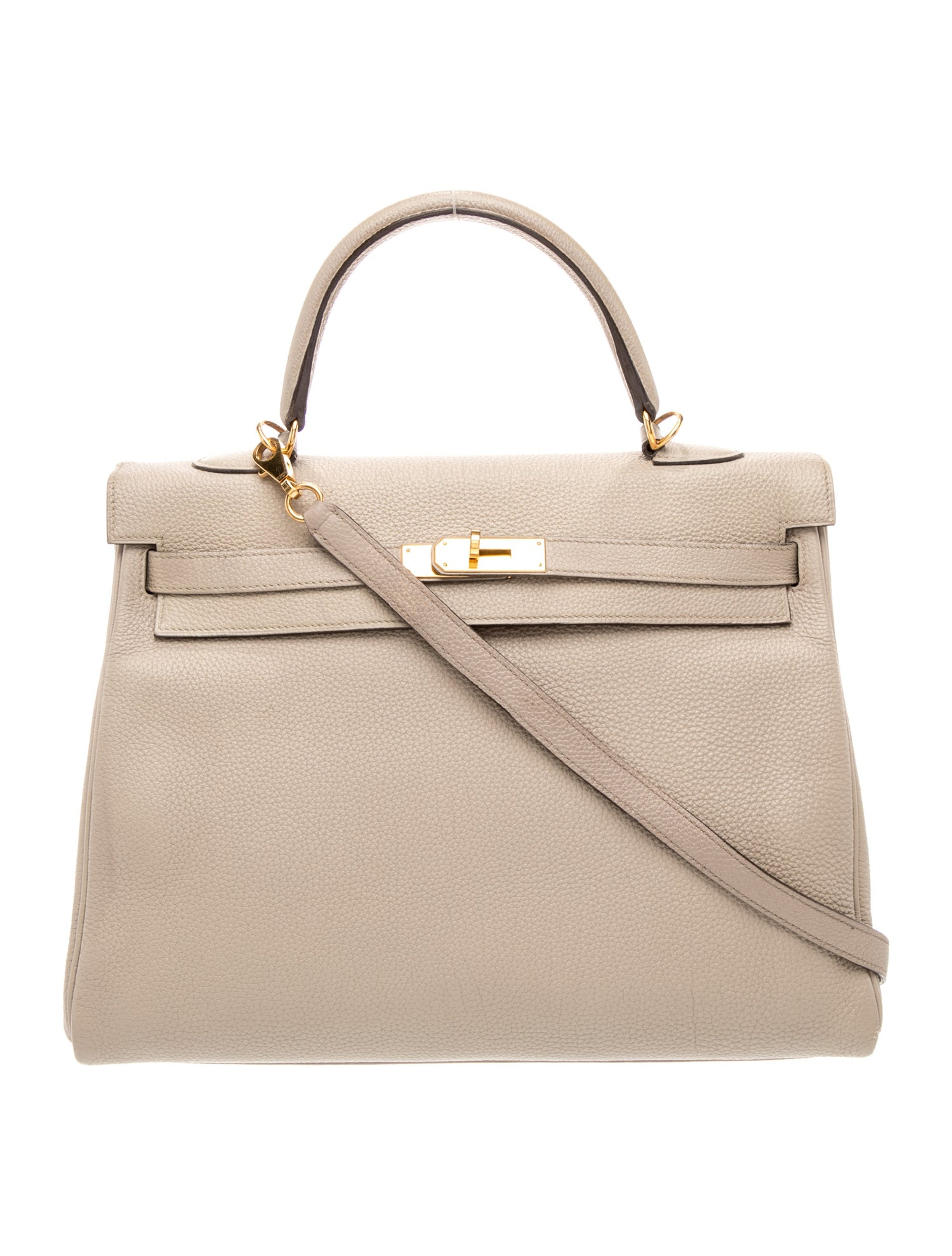 エルメス ケリー 35 Gris Tourterelle トゴ ゴールド金具 HERMES KELLY 35 GRIS TOURTERELLE TOGO GOLD HARDWARE
