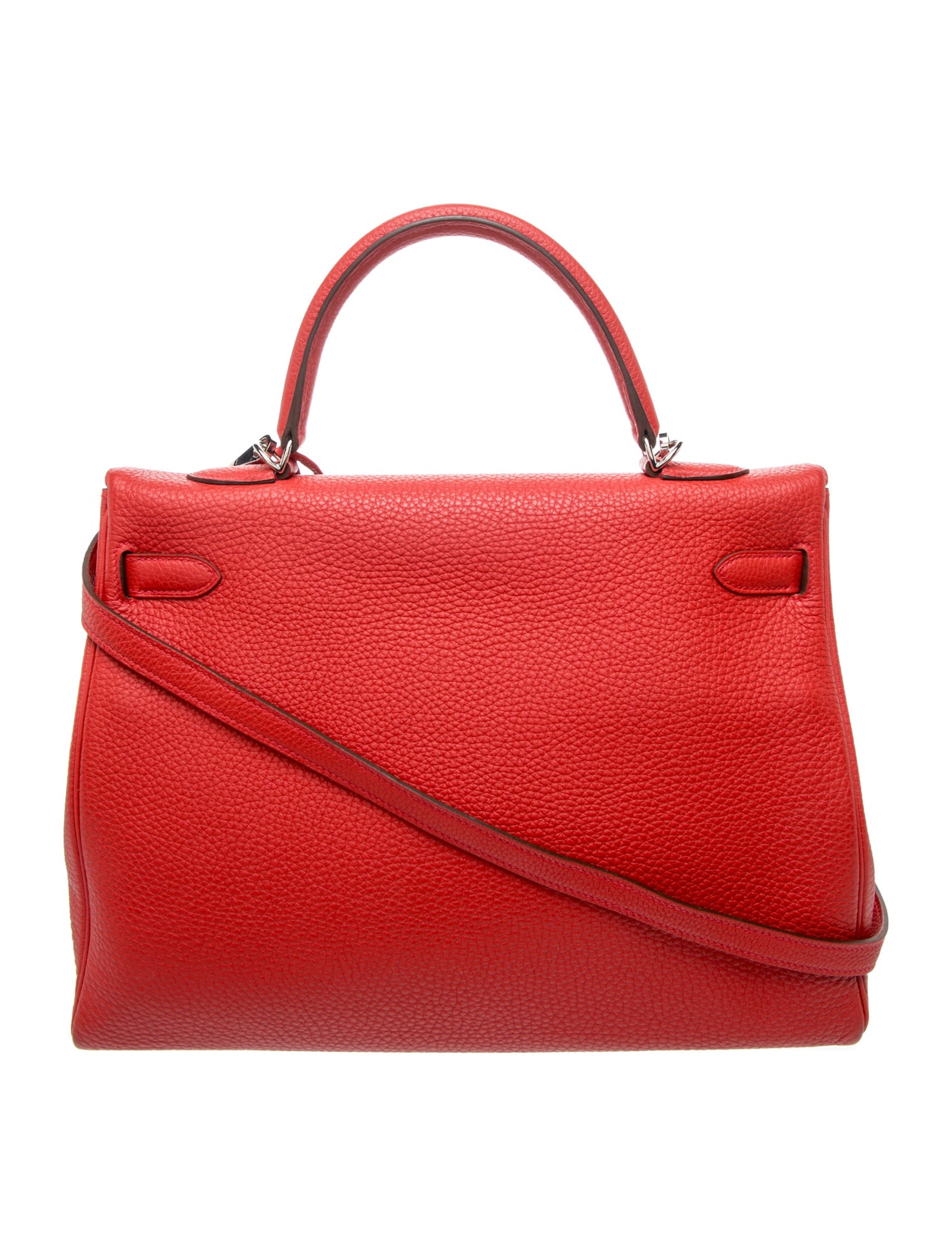 エルメス ケリー 35 Geranium トゴ シルバー金具 HERMES KELLY 35 GERANIUM TOGO SILVER HARDWARE