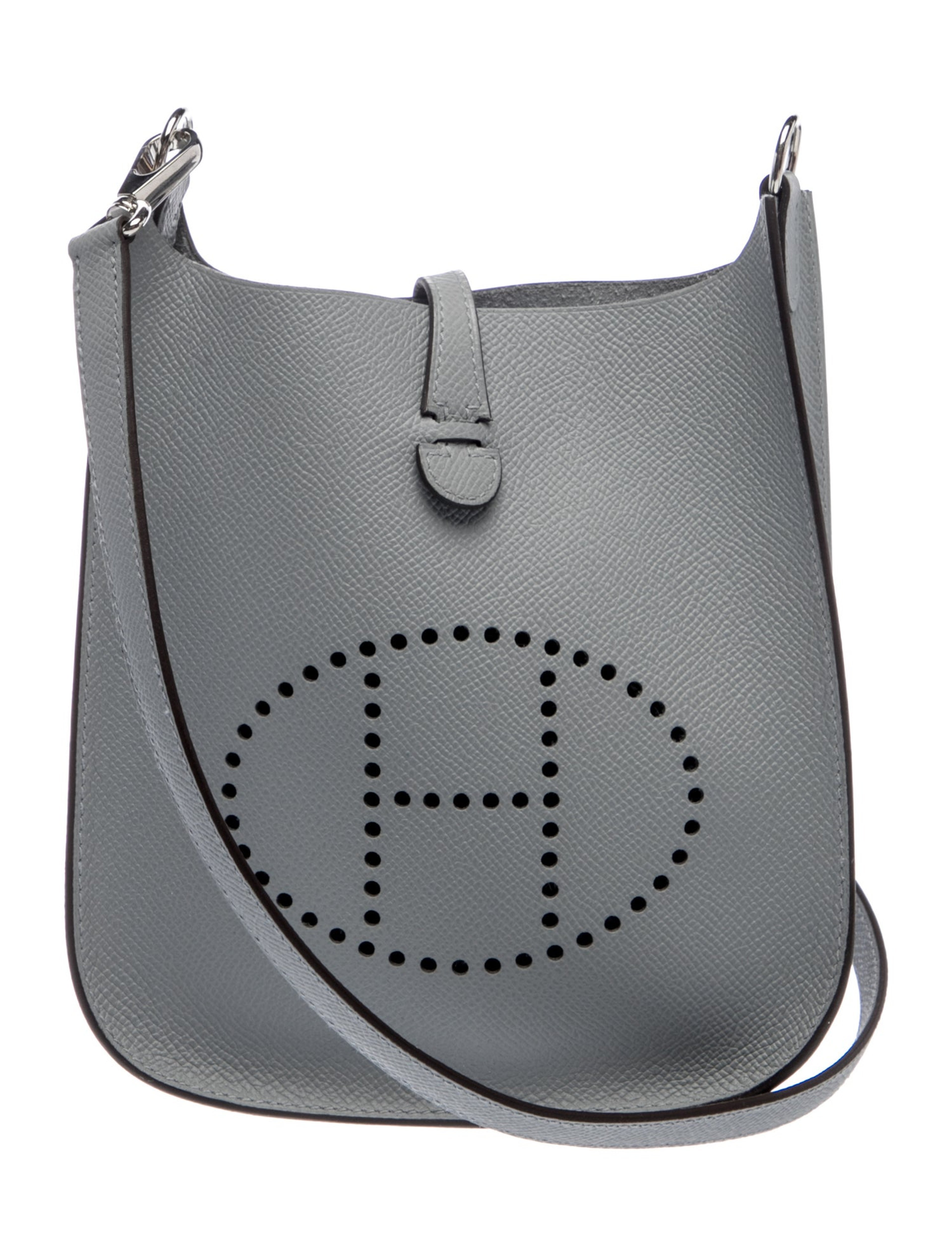 エルメス ミニエヴリン TPM セリエ Gris Pantin エプソン シルバー金具