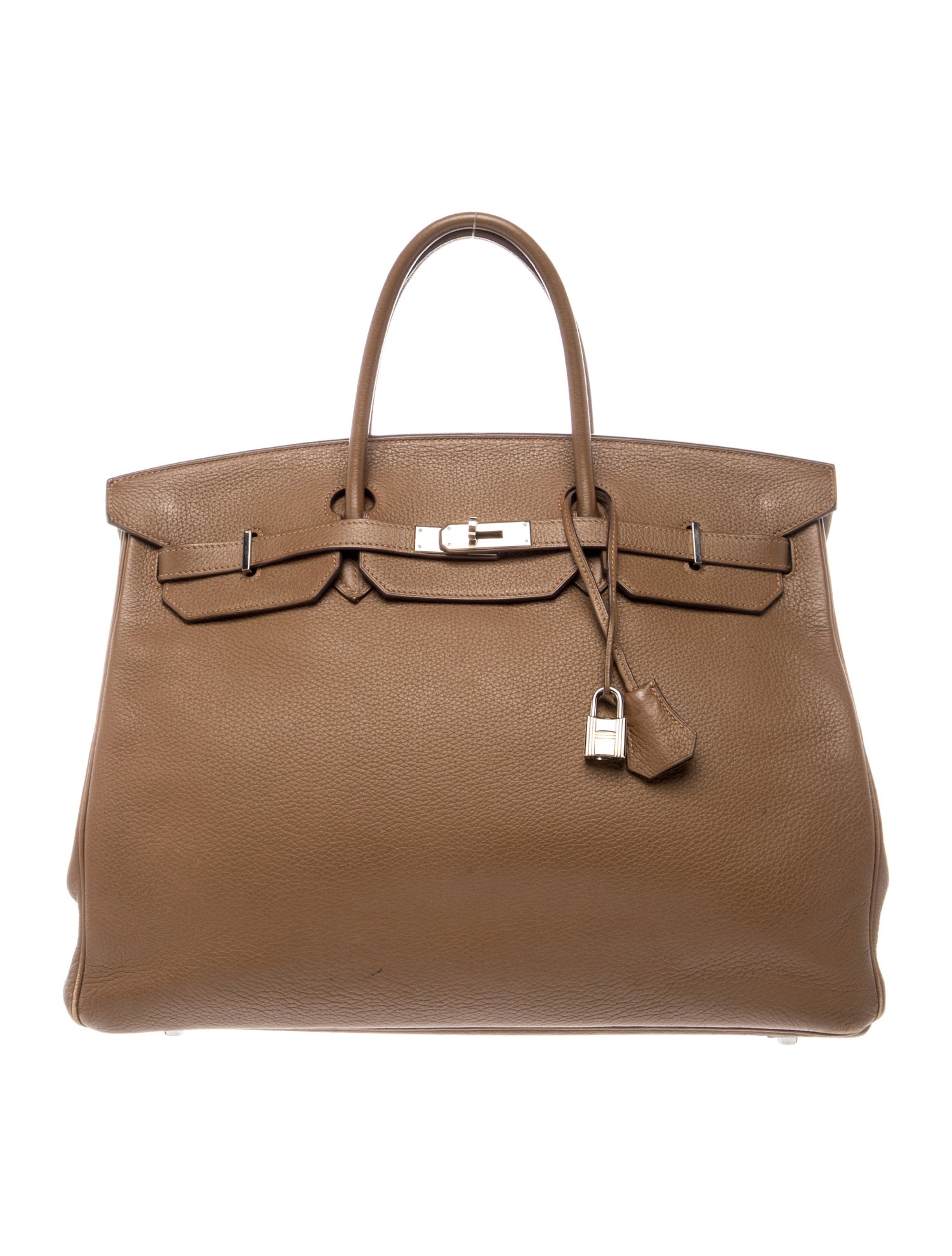 エルメス バーキン 40 Alezan トゴ シルバー金具 HERMES BIRKIN 40 ALEZAN TOGO SILVER HARDWARE