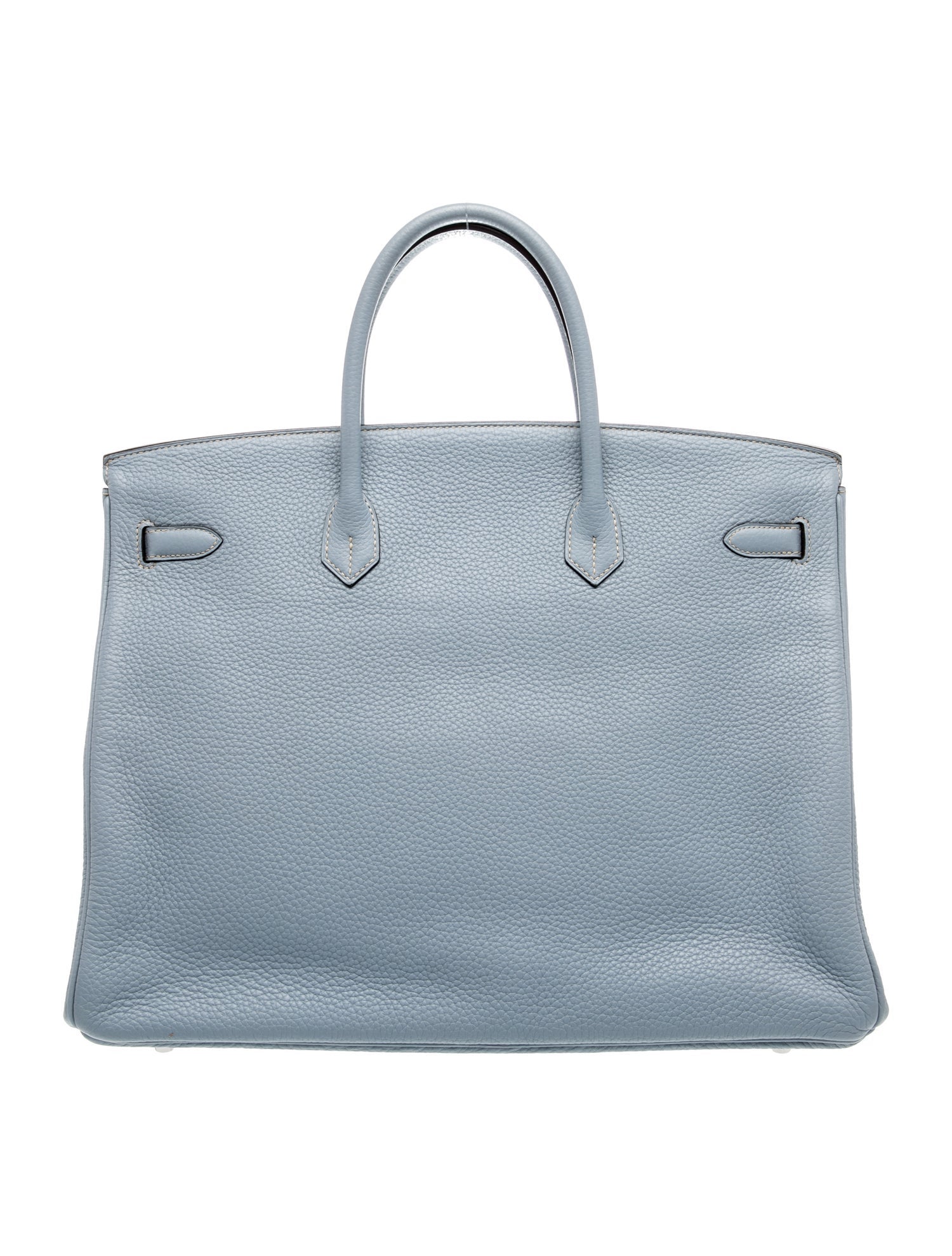 エルメス バーキン 40 Bleu Lin クレマンス シルバー金具 HERMES BIRKIN 40 BLEU LIN CLEMENCE SILVER HARDWARE