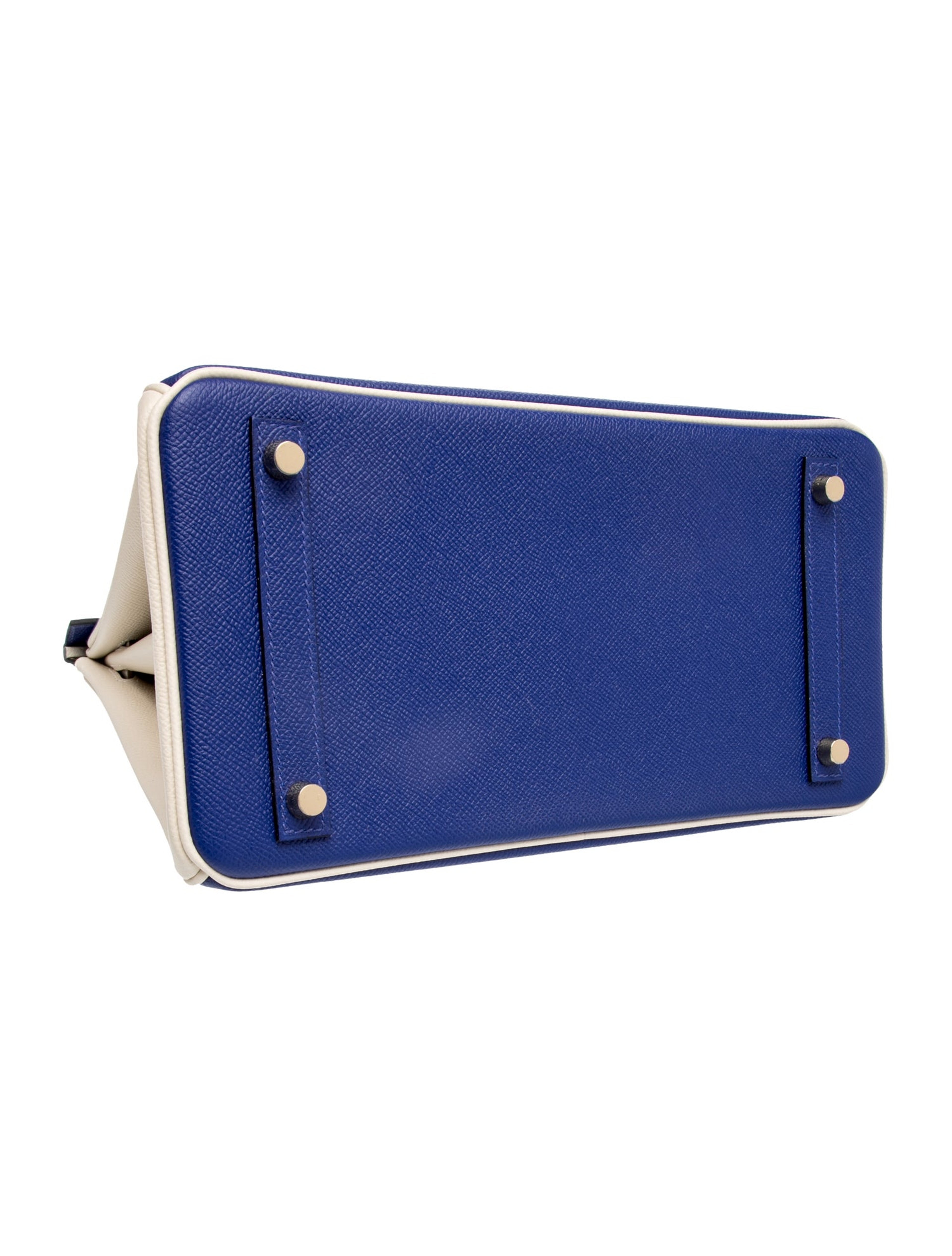 エルメス バーキン 30 HSS スペシャルオーダー バイカラー Craie Bleu