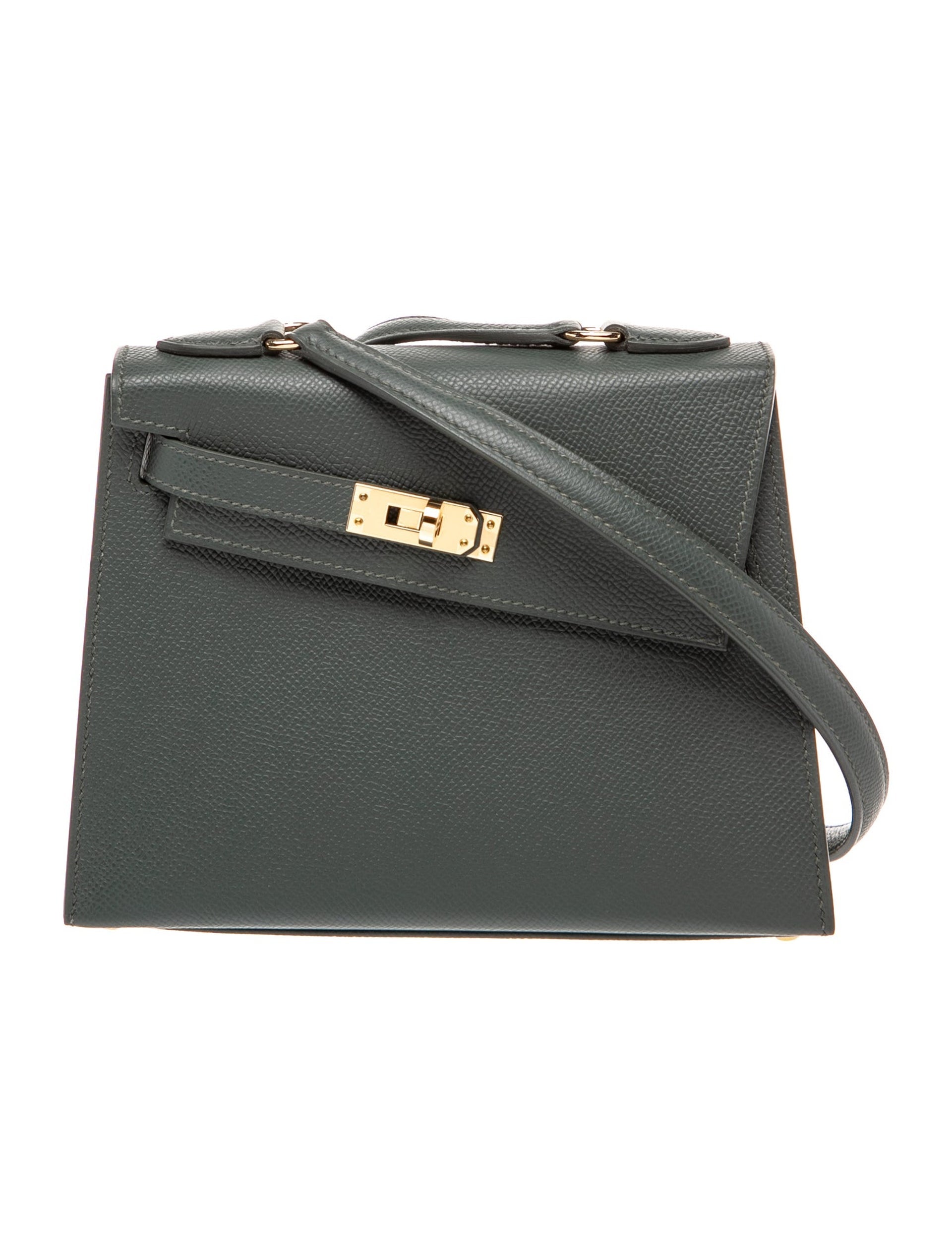 エルメス ケリー 20 無秩序 Vert Mangrove エプソン パーマブラス シャンパンゴールド金具 HERMES KELLY EN DESORDRE SILLIER 20 VERT MANGROVE EPSOM PERMABRASS GOLD HARDWARE