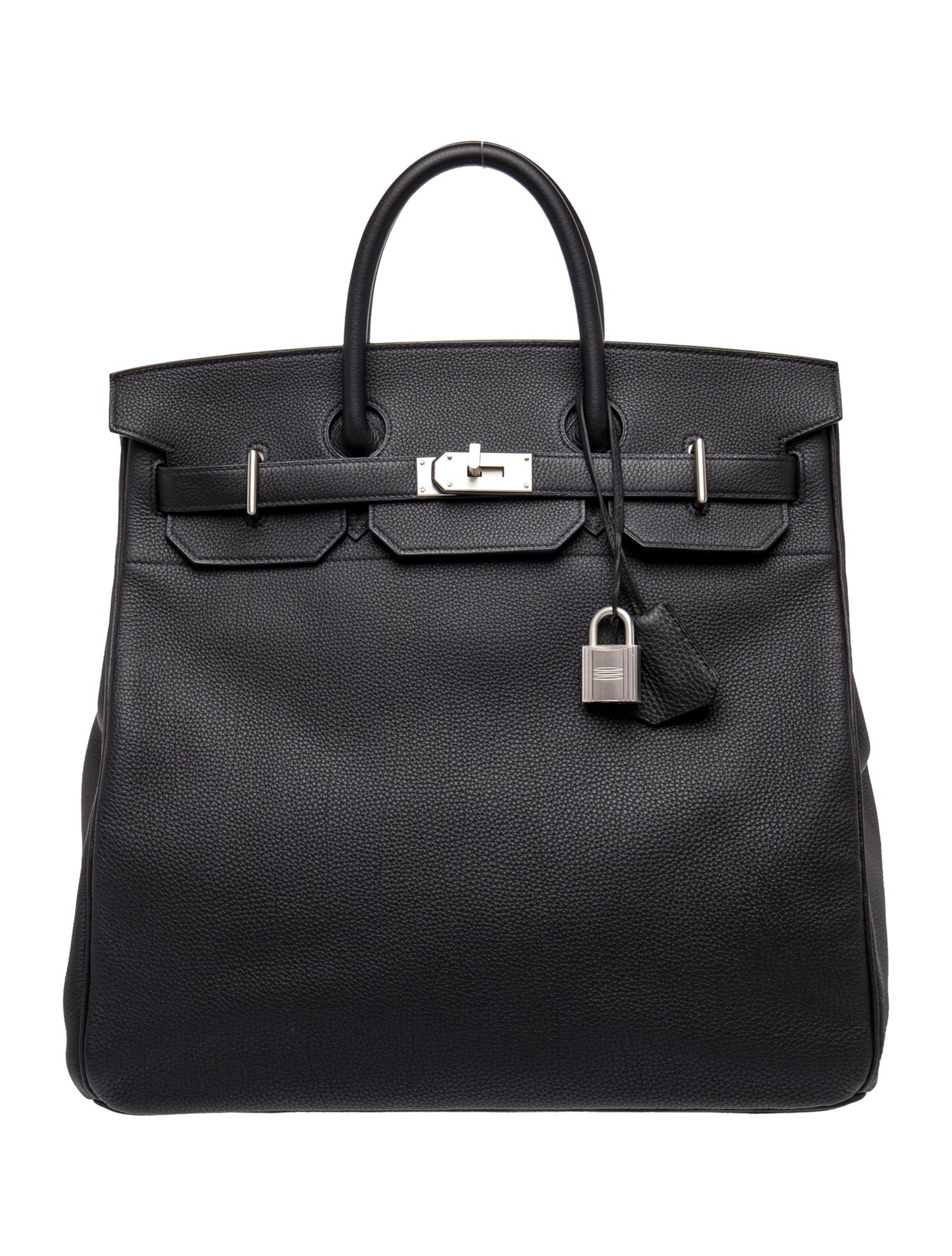 エルメス バーキン 40 オータクロア HAC スペシャルオーダー Noir トゴ マットシルバー金具 パーソナルオーダー ホースシュー HERMES BIRKIN 40 HAC NOIR TOGO BRUSHED SILVER HARDWARE HSS