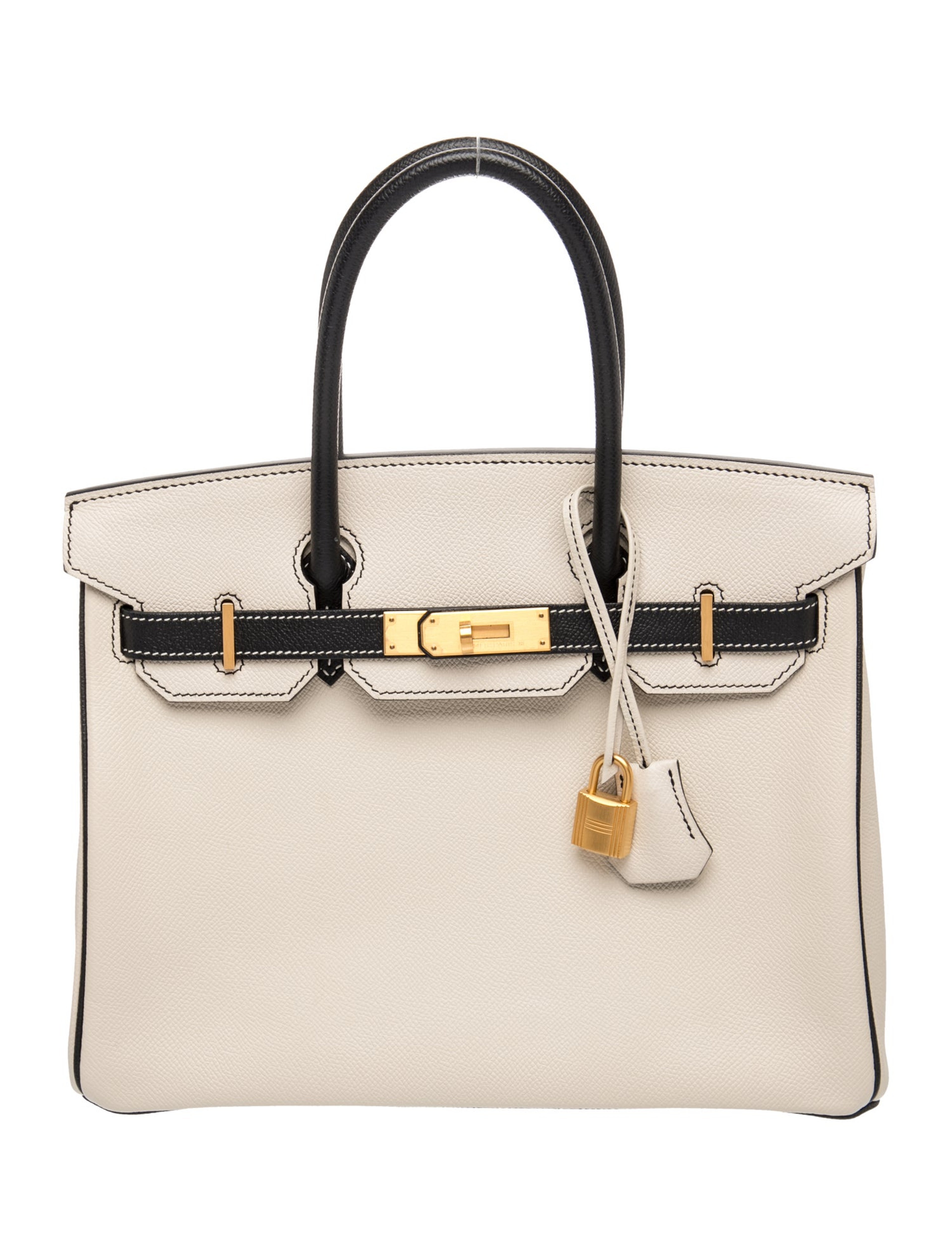 エルメス バーキン 30 スペシャルオーダー バイカラー Noir Craie エプソン マットゴールド金具 パーソナルオーダー ホースシュー HERMES BIRKIN 30 NOIR CRAIE EPSOM BRUSHED GOLD HARDWARE HSS