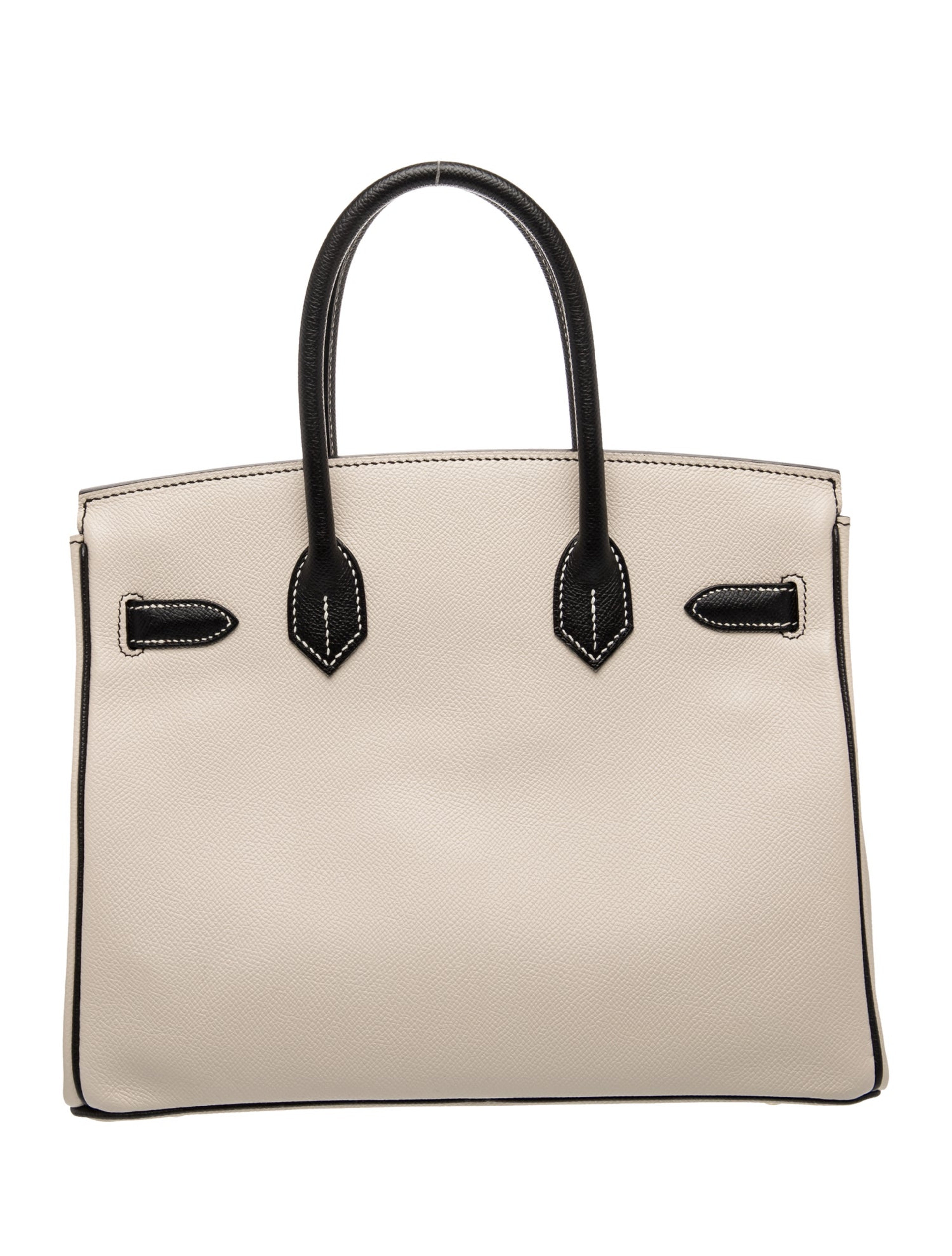 エルメス バーキン 30 スペシャルオーダー バイカラー Noir Craie エプソン マットゴールド金具 パーソナルオーダー ホースシュー HERMES BIRKIN 30 NOIR CRAIE EPSOM BRUSHED GOLD HARDWARE HSS