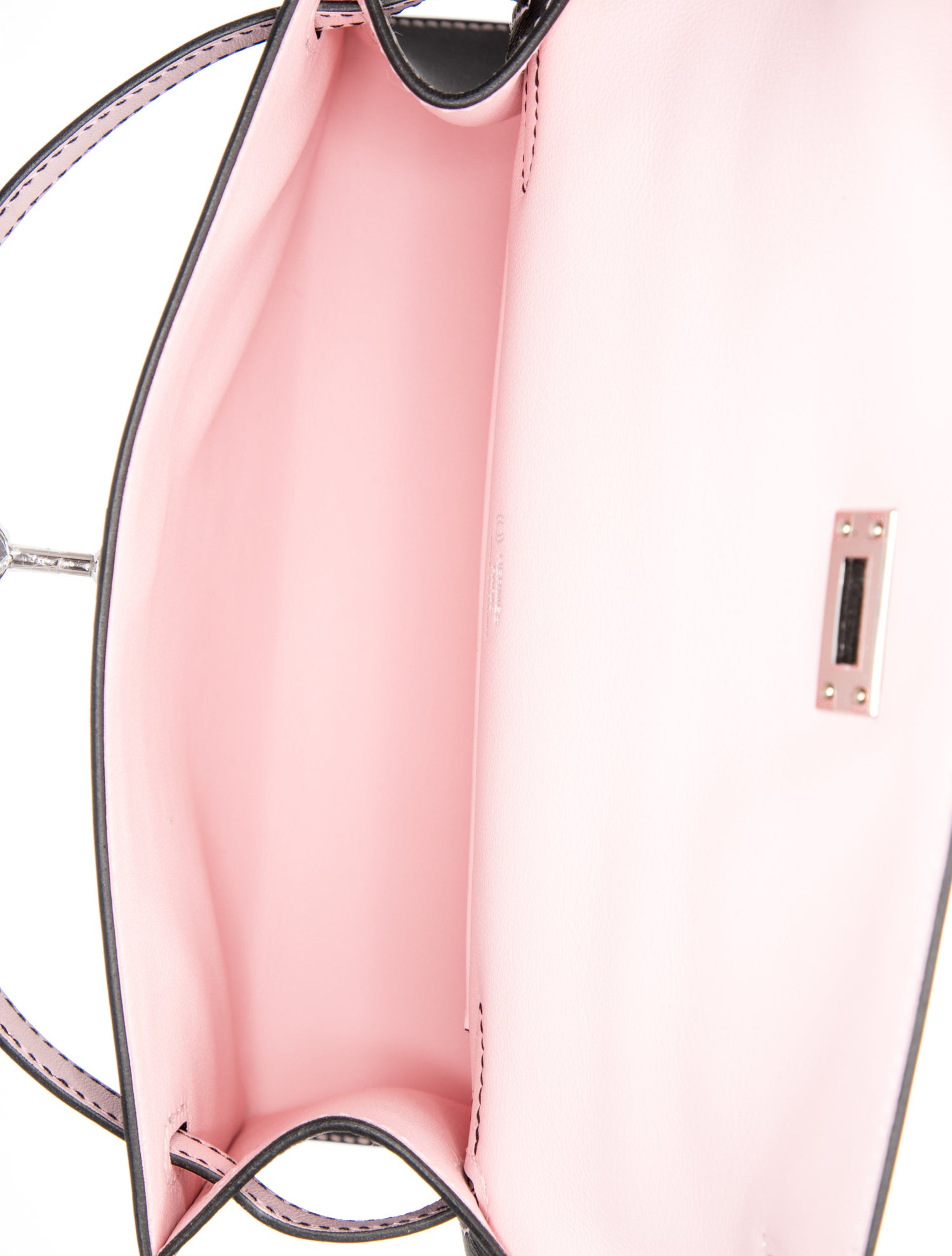 エルメス ポシェットケリー クラッチ スペシャルオーダー Noir Mauve Sylvestre スイフト シルバー金具 パーソナルオーダー ホースシュー HERMES KELLY POCHETTE CLUTCH NOIR MAUVE SYLVESTRE SWIFT SILVER HARDWARE HSS