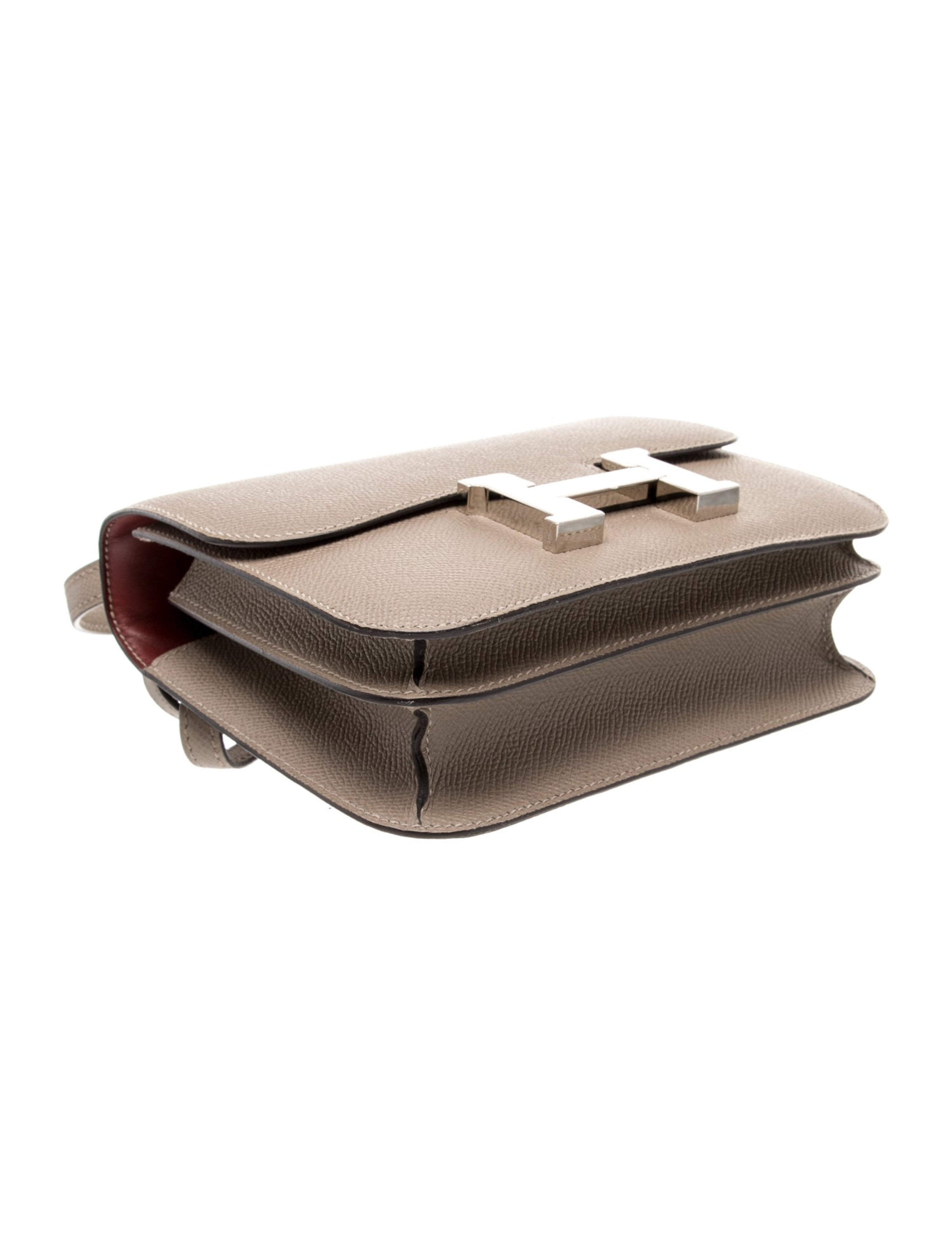 エルメス ミニコンスタンス 18 スペシャルオーダー ヴェルソ Rouge Grenat Gris Asphalte エプソン シルバー金具 パーソナルオーダー ホースシュー HERMES MINI CONSTANCE 18 VERSO ROUGE GRENAT GRIS ASPHALTE EPSOM SILVER HARDWARE HSS