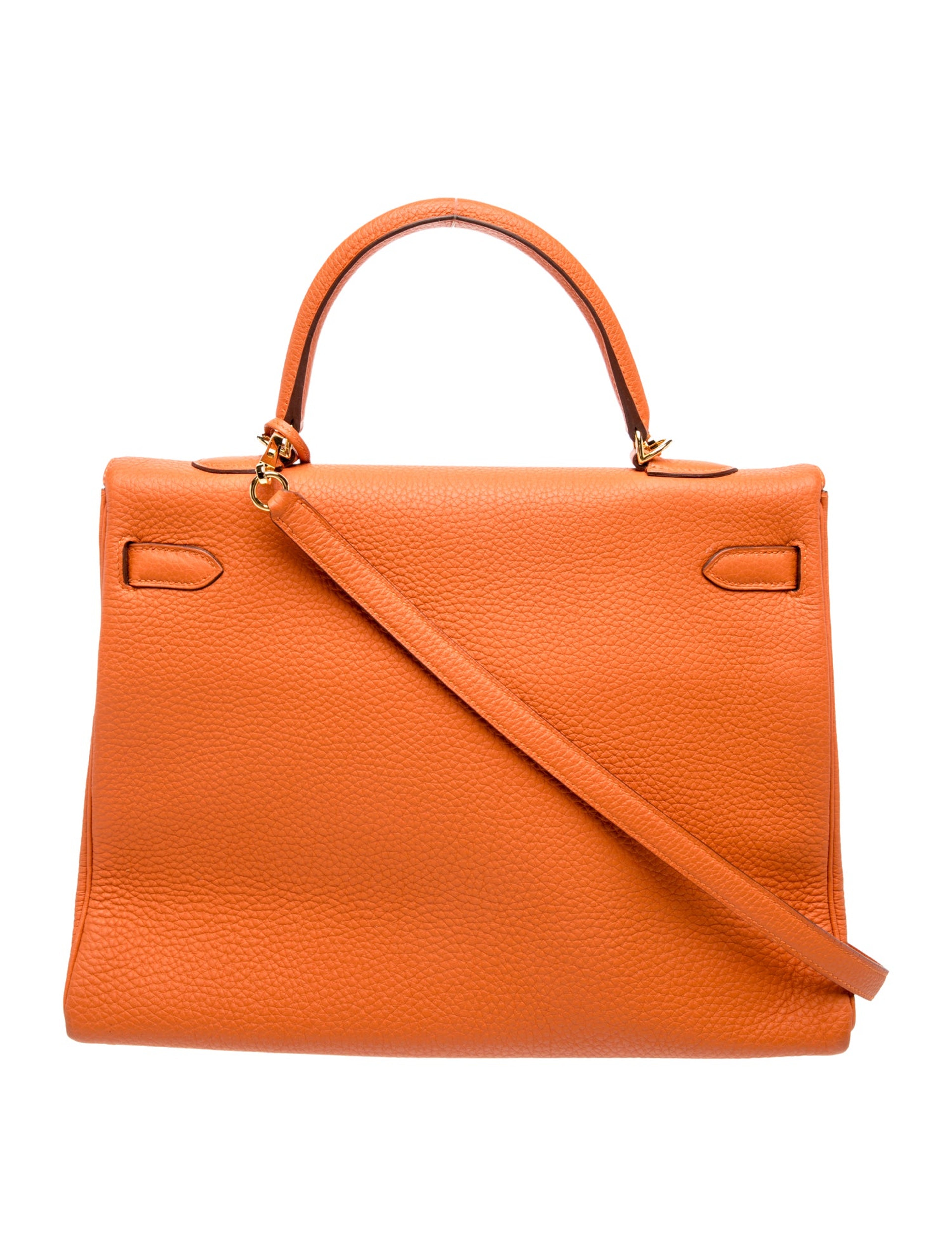 エルメス ケリー 35 Orange d'H クレマンス ゴールド金具 HERMES KELLY 35 ORANGE D'H CLEMENCE GOLD HARDWARE