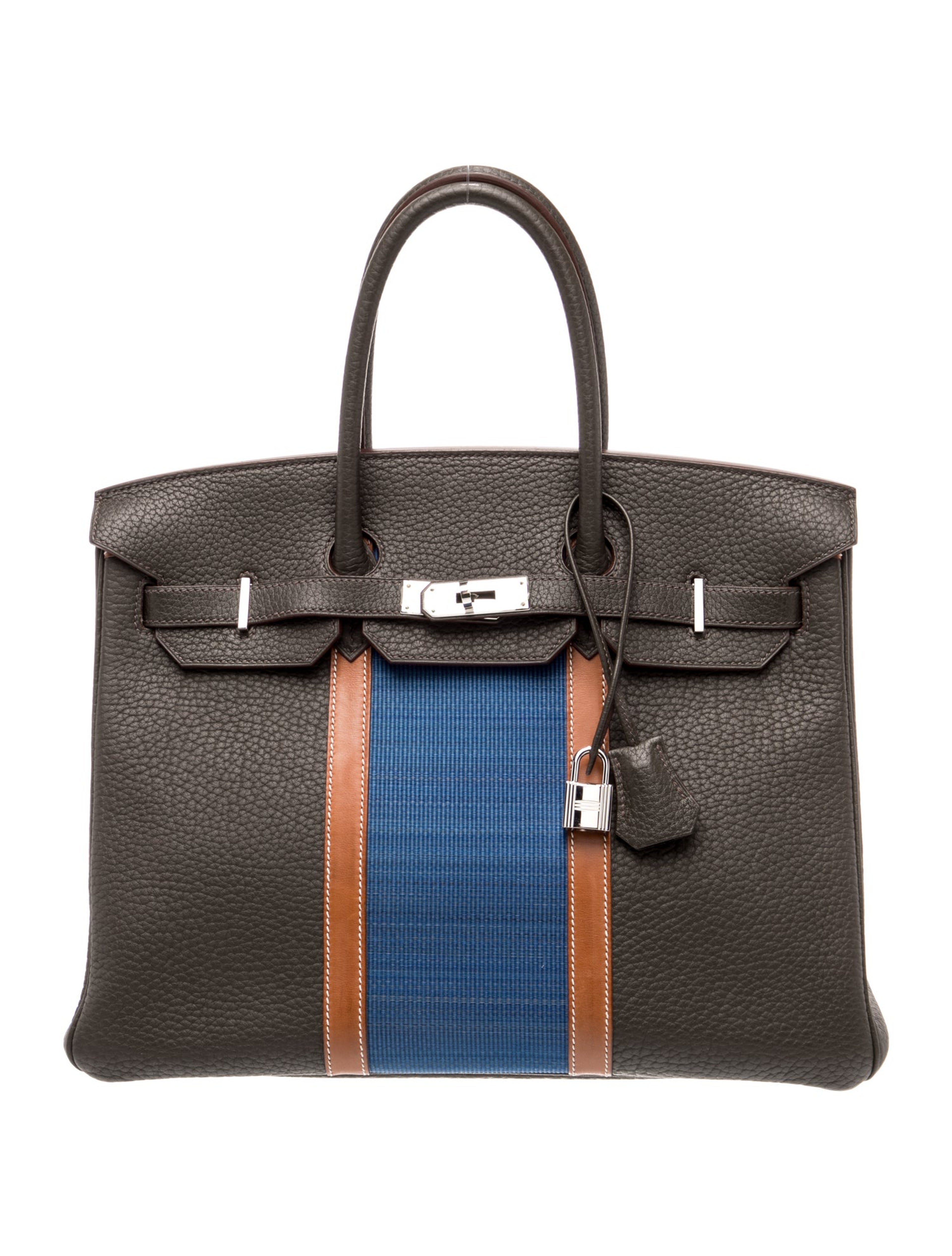 エルメス バーキン 35 クラブ Fauve Bleu Thalassa Vert Bronze