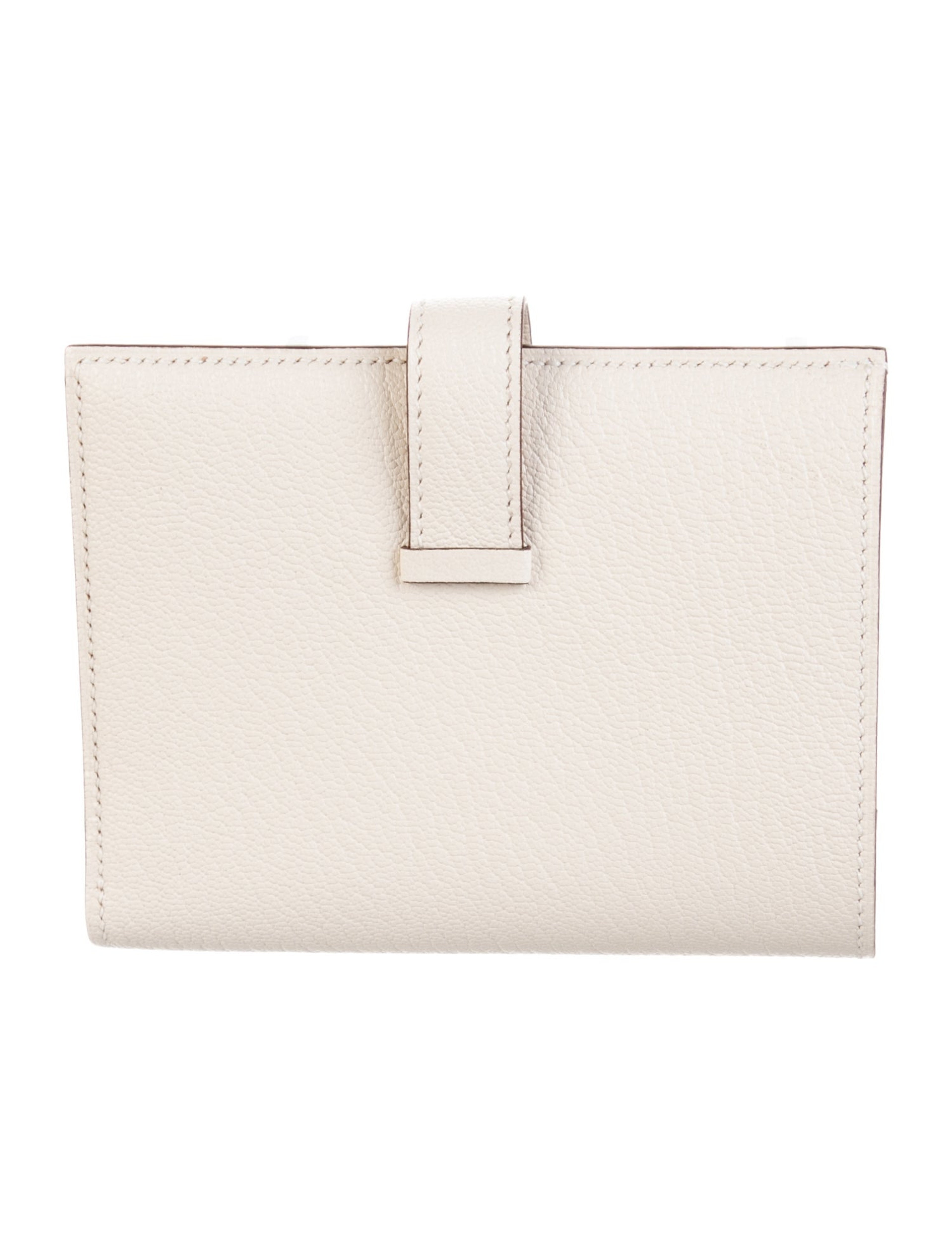 エルメス ベアン コンパクトウォレット Nata シェーブルミゾール シルバー金具 折り財布 HERMES BEARN COMPAT WALLET NATA CHEVRE MYSORE SILVER HARDWARE
