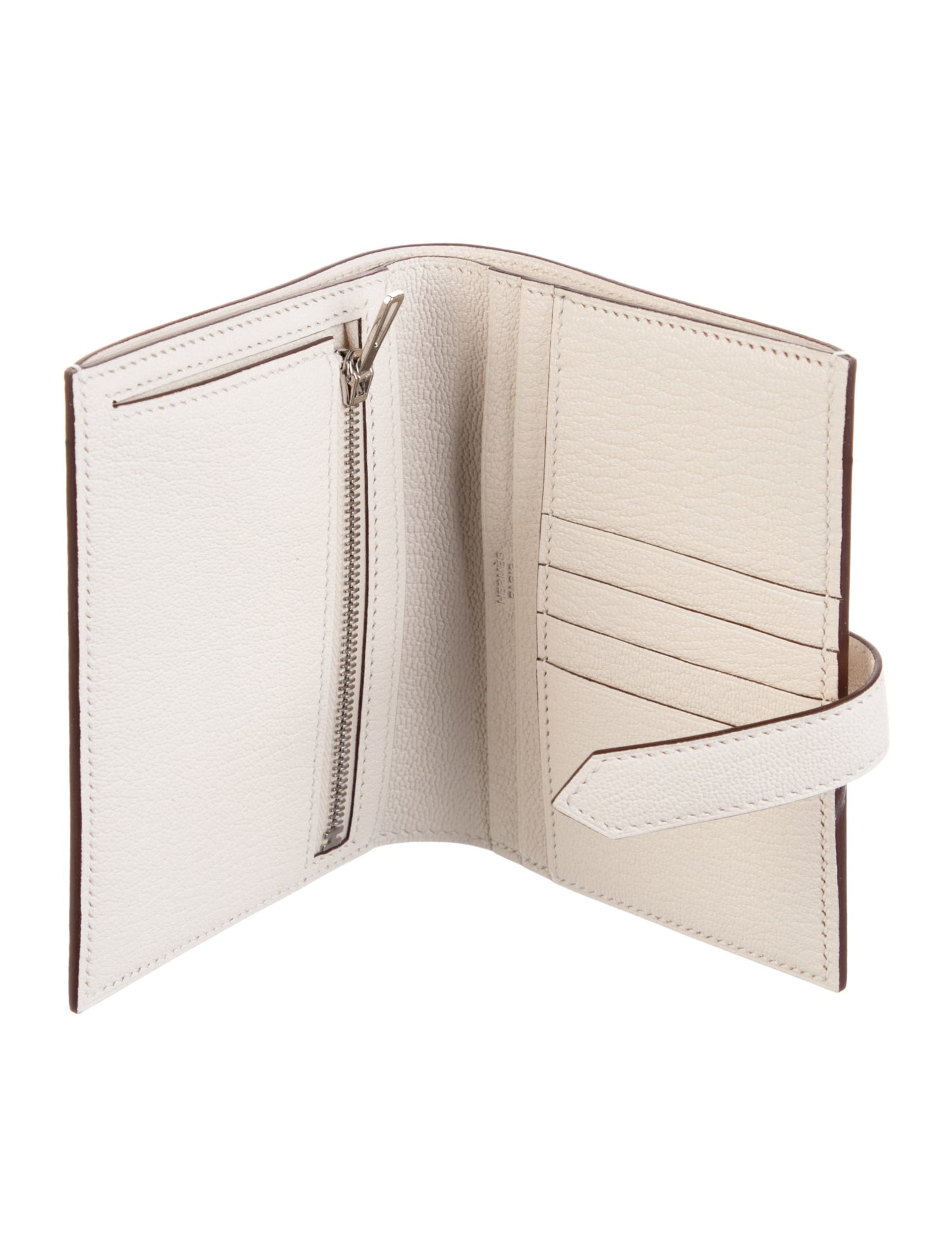 エルメス ベアン コンパクトウォレット Nata シェーブルミゾール シルバー金具 折り財布 HERMES BEARN COMPAT WALLET NATA CHEVRE MYSORE SILVER HARDWARE