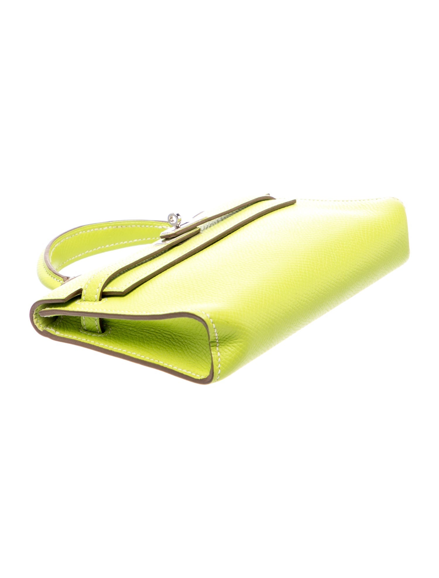 エルメス ケリー 15 タイニーケリー Kiwi エプソン シルバー金具 HERMES KELLY 15 MICRO KIWI EPSOM SILVER HARDWARE