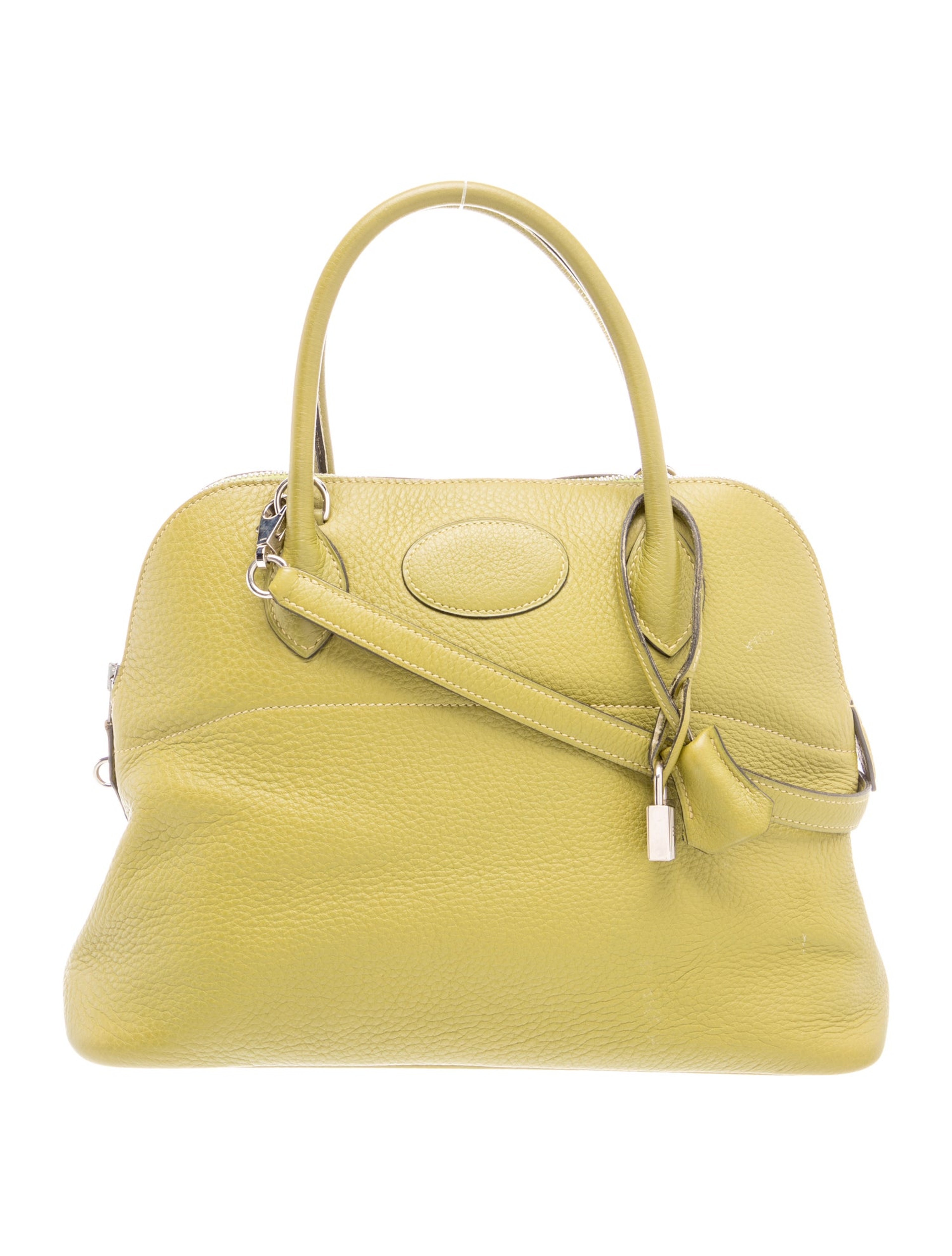 エルメス ボリード 31 Vert Chartreuse クレマンス シルバー金具 HERMES BOLIDE 31 VERT CHARTREUSE CLEMENCE SILVER HARDWARE