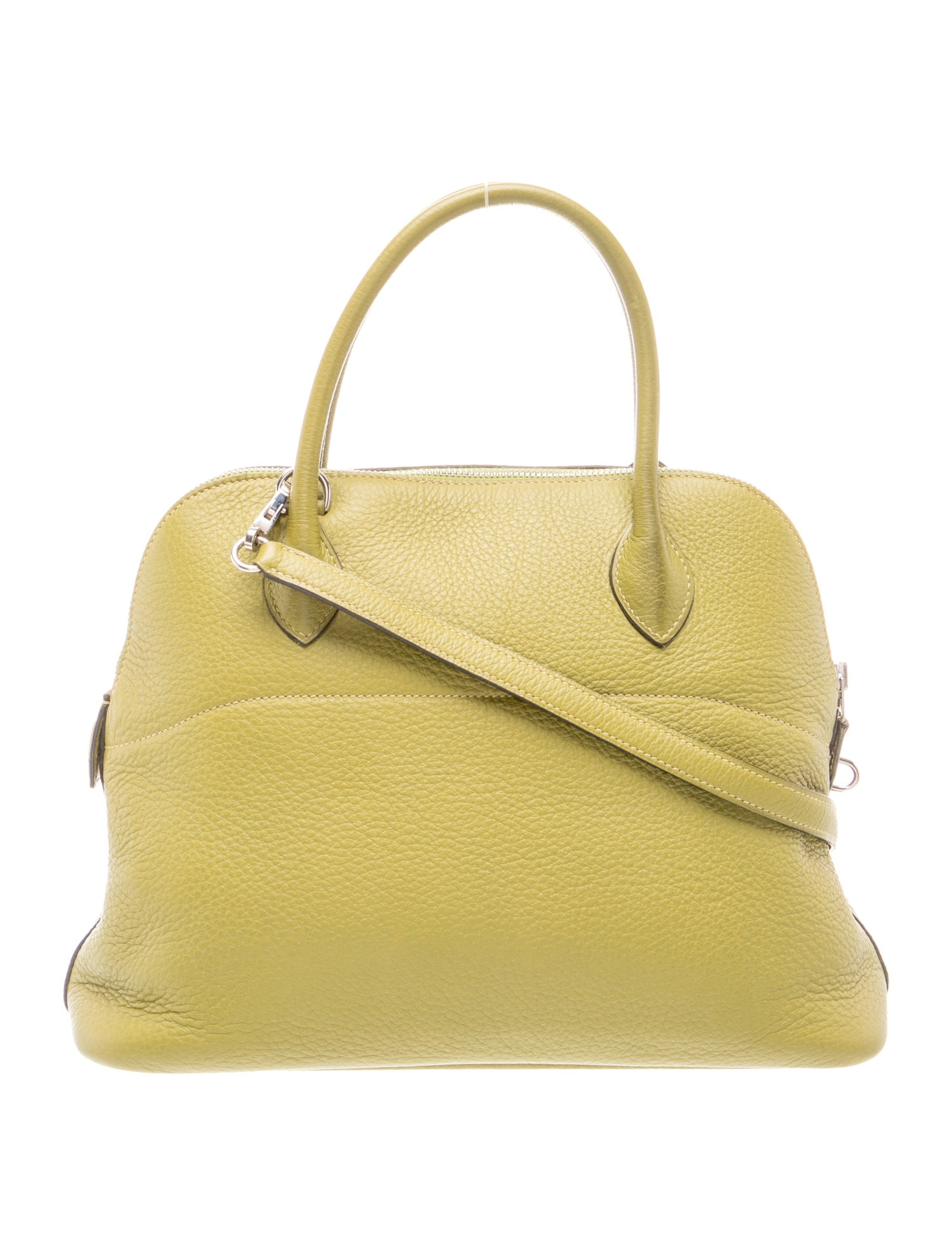 エルメス ボリード 31 Vert Chartreuse クレマンス シルバー金具 HERMES BOLIDE 31 VERT CHARTREUSE CLEMENCE SILVER HARDWARE