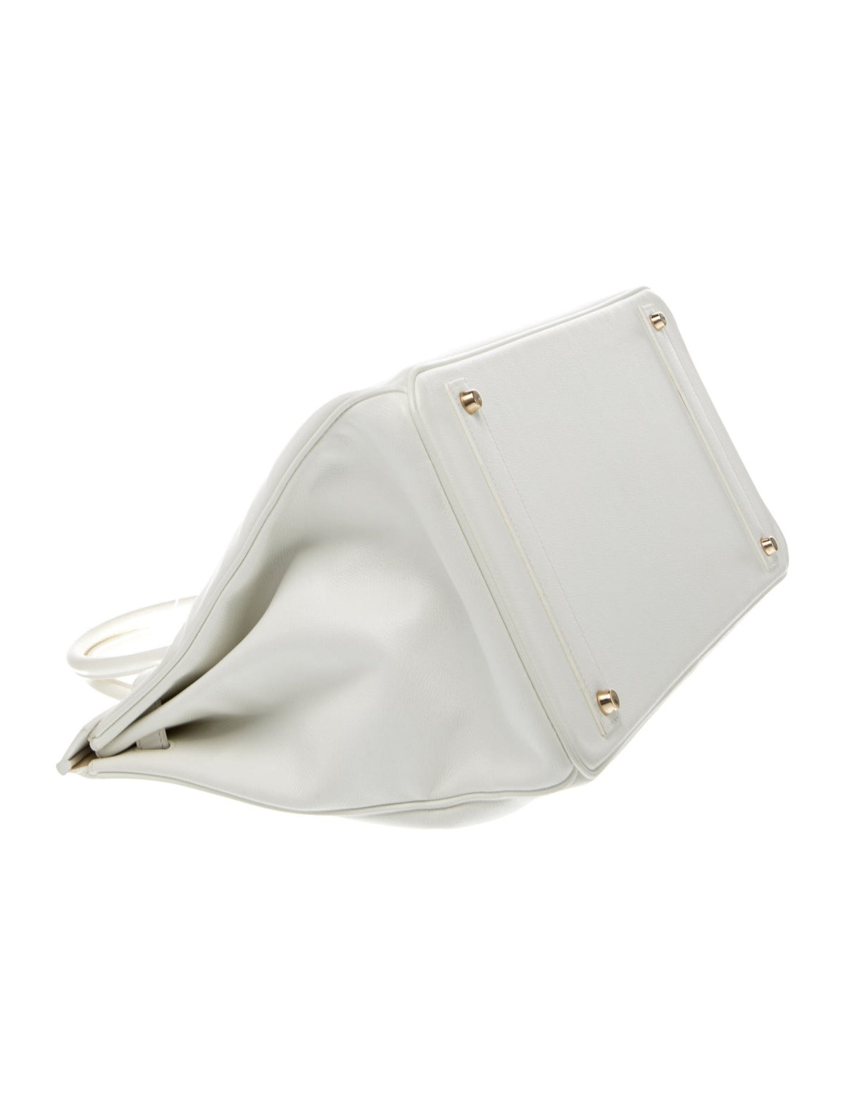 Hermes Birkin 40 Blanc Epsom Gold Hardware