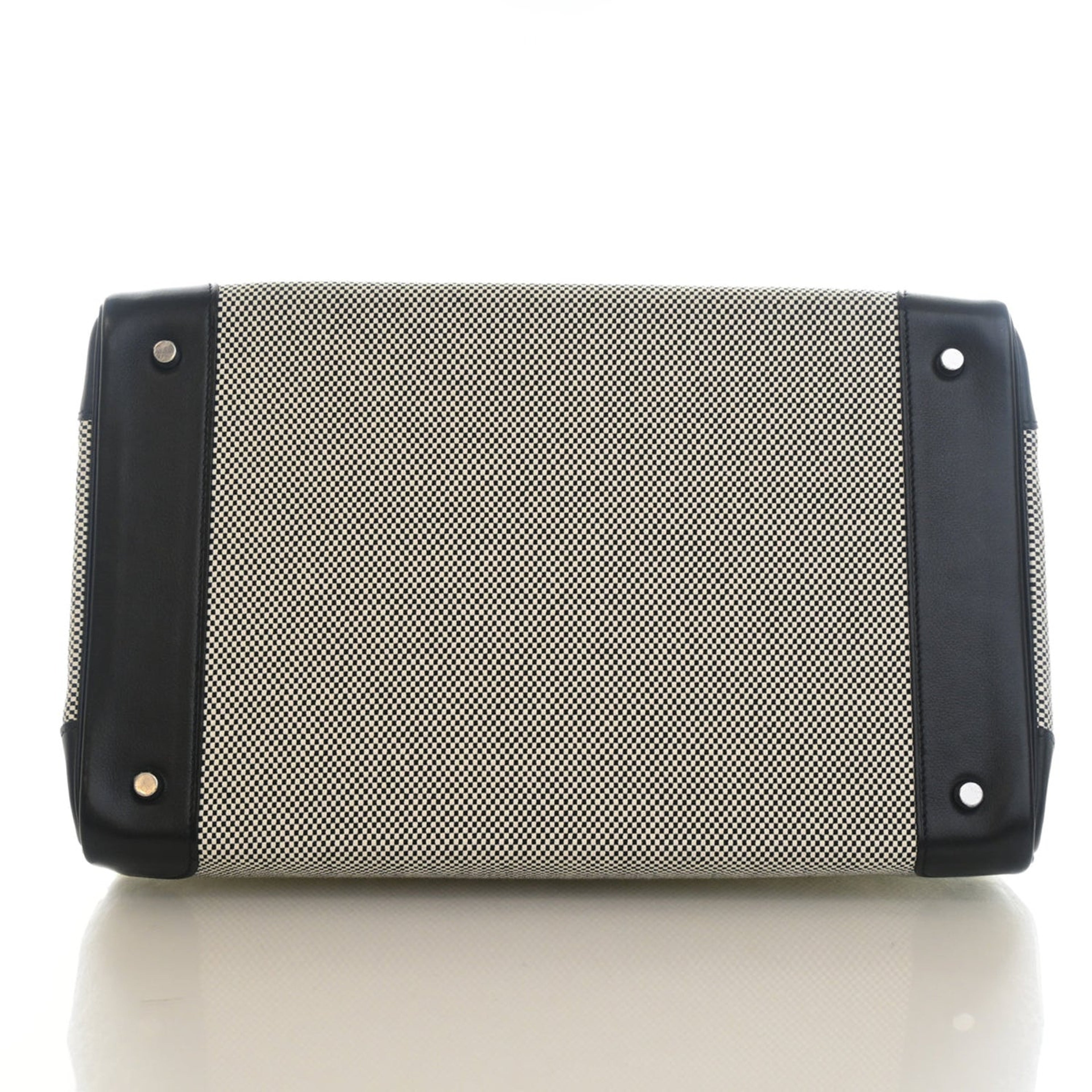 エルメス バーキン 40 オータクロア HAC Noir トワル アッシュ エヴァーカラー シルバー金具 HERMES BIRKIN 40 HAC NOIR TOILE H CANVAS EVERCOLOR SILVER HARDWARE