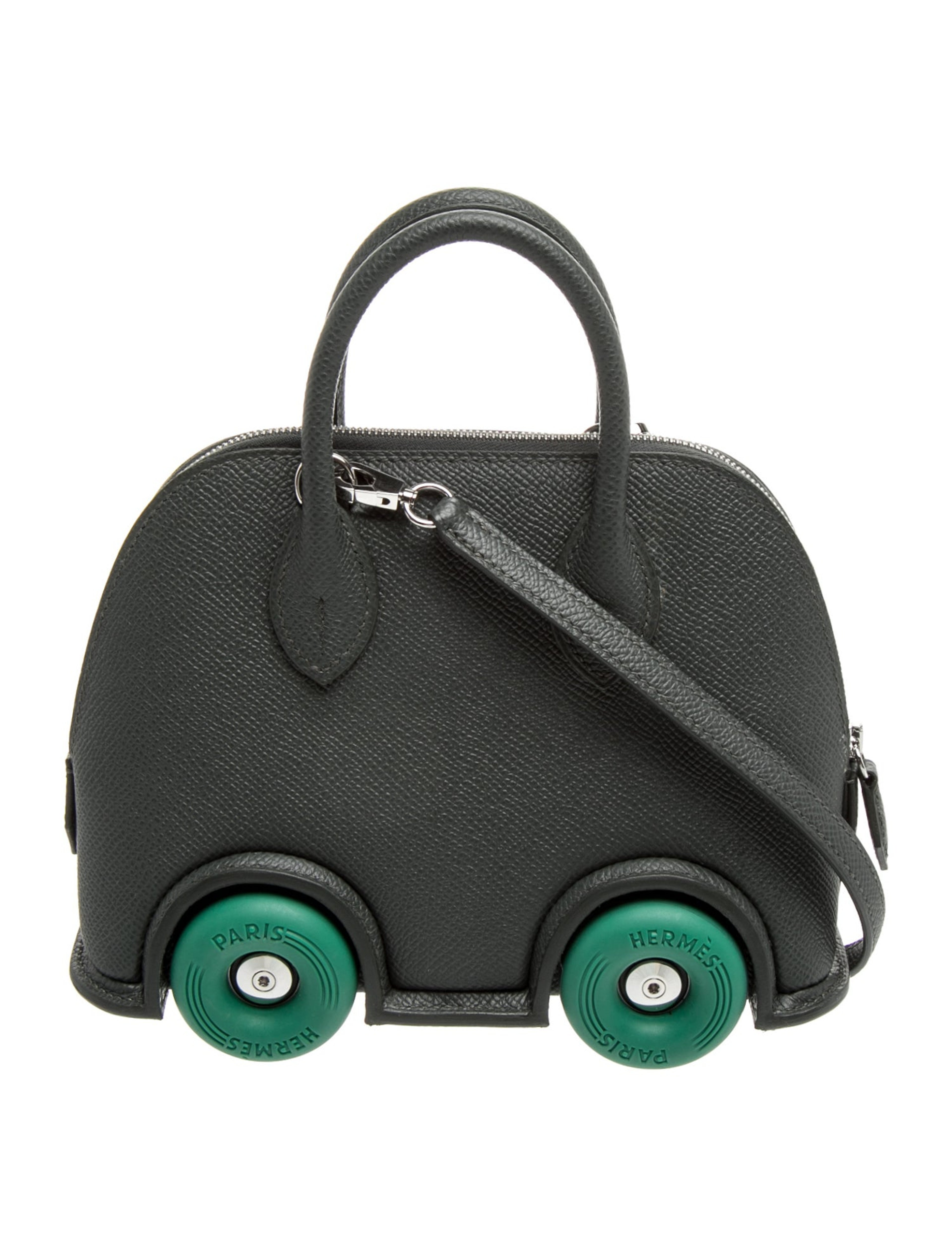 エルメス ボリードオンホイールズ ミニ Vert Vertigo Vert Mangrove エプソン シルバー金具 ミニボリード HERMES BOLIDE ON WHEELS MINI VERT VERTIGO VERT MANGROVE EPSOM SILVER HARDWARE