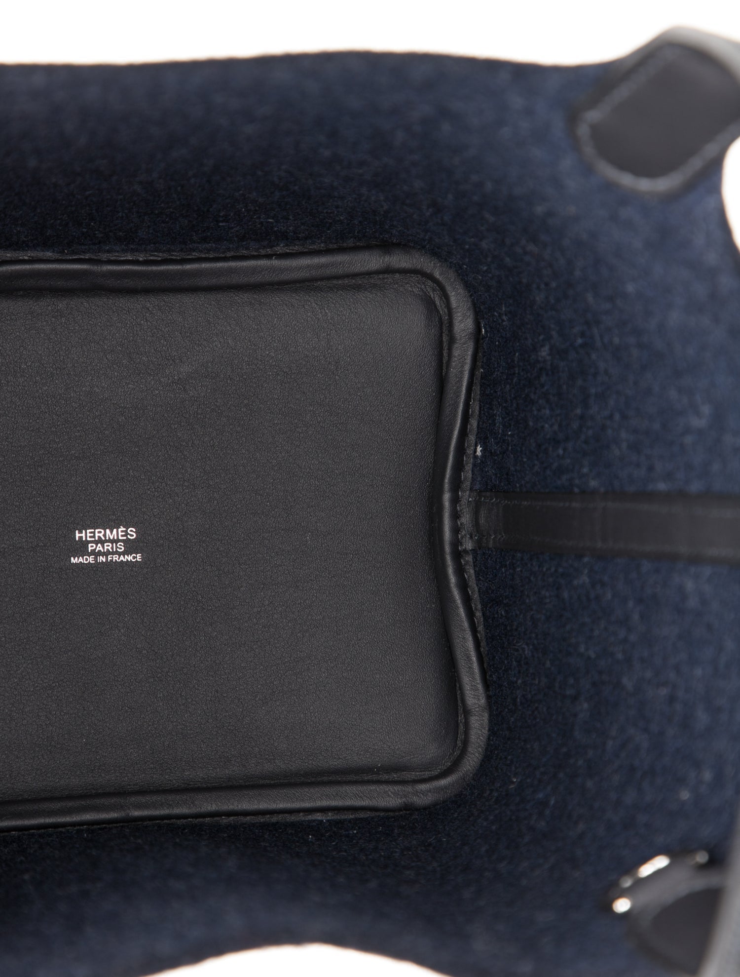 エルメス ピコタンロック PM 18 ゴーチーム Bleu Nuit Caban フェルト スイフト シルバー金具 HERMES PICOTIN LOCK PM 18 GO TEAM BLEU NUIT CABAN FEUTRE SWIFT SILVER HARDWARE