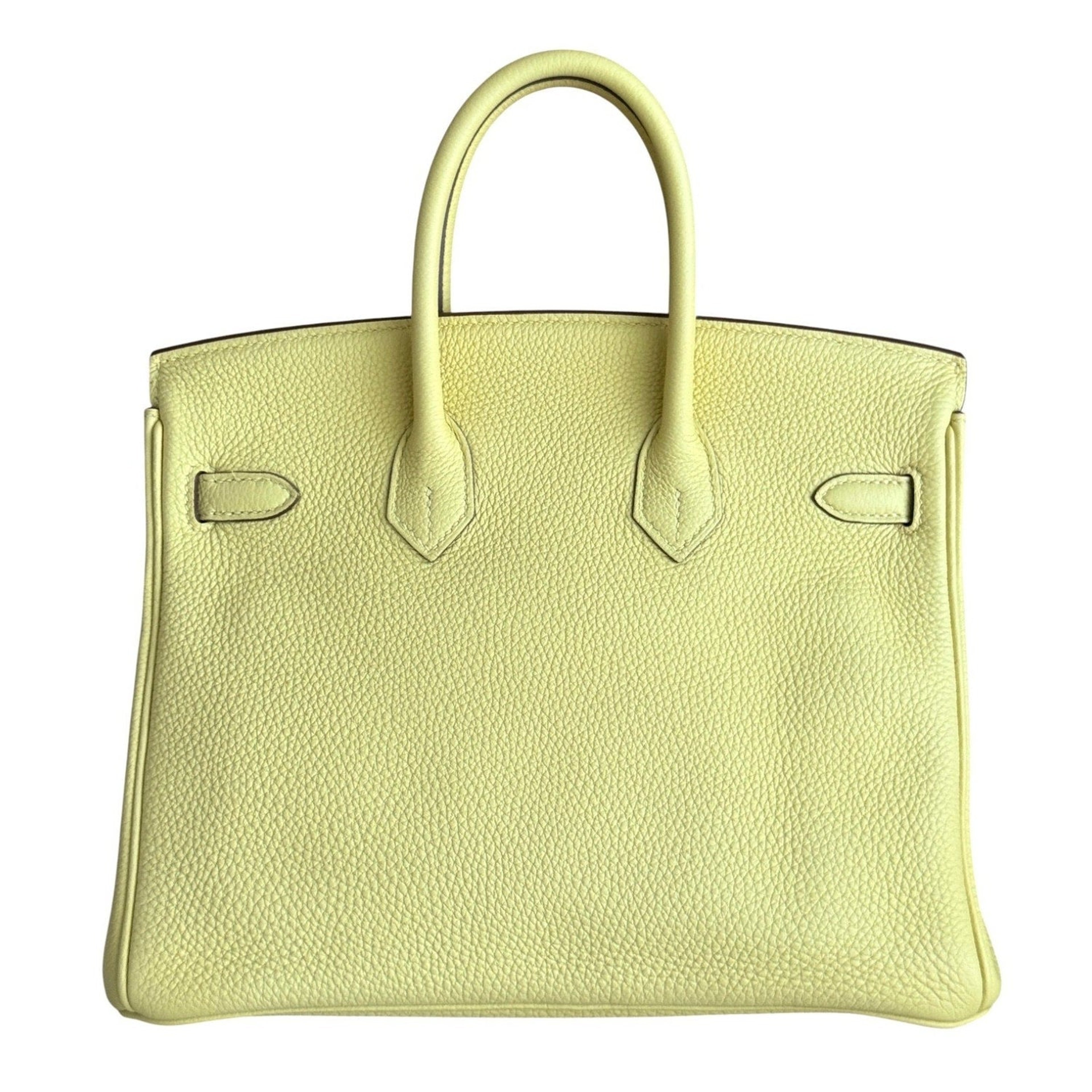 エルメス バーキン 25 Jaune Poussin トゴ シルバー金具 HERMES BIRKIN 25 JAUNE POUSSIN TOGO SILVER HARDWARE