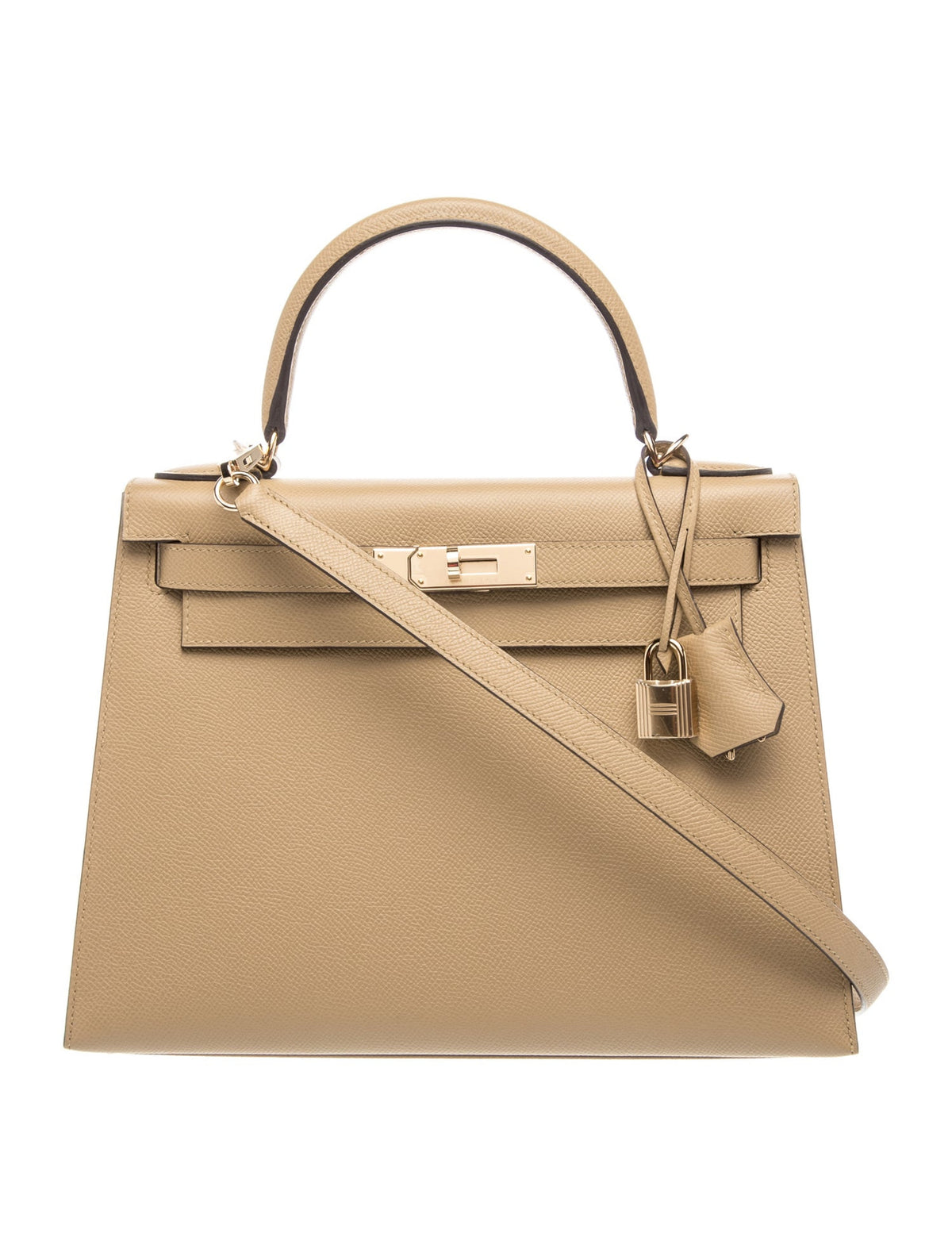 エルメス ケリー 28 Poussiere エプソン パーマブラス シャンパンゴールド金具 HERMES KELLY 28 POUSSIERE EPSOM PERMABRASS GOLD HARDWARE