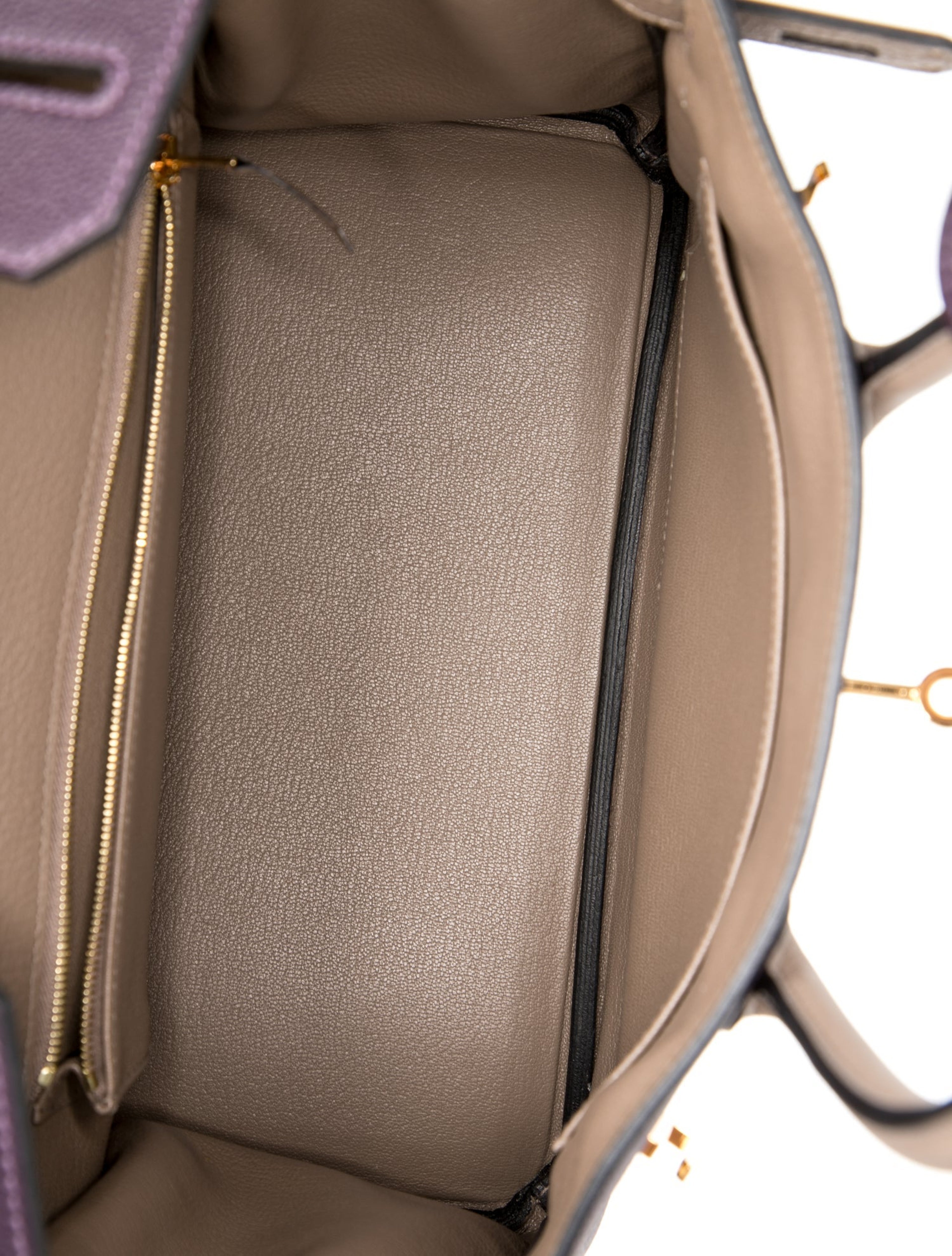 エルメス バーキン 30 スペシャルオーダー バイカラー Etoupe Raisin トゴ ゴールド金具 パーソナルオーダー ホースシュー HERMES BIRKIN 30 ETOUPE RAISIN TOGO GOLD HARDWARE HSS