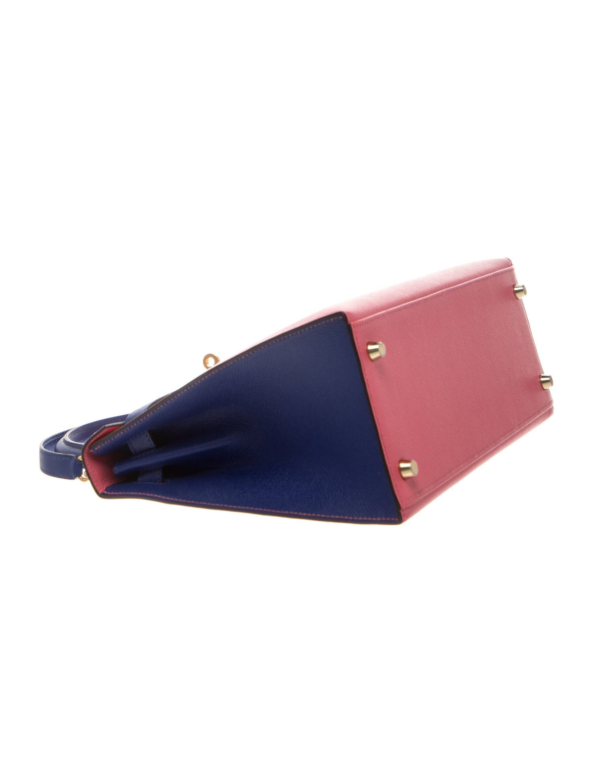 エルメス ケリー 28 スペシャルオーダー バイカラー Rose Azalee Bleu Electrique エプソン マットゴールド金具 パーソナルオーダー ホースシュー HERMES KELLY 28 ROSE AZALEE BLEU ELECTRIQUE EPSOM BRUSHED GOLD HARDWARE HSS