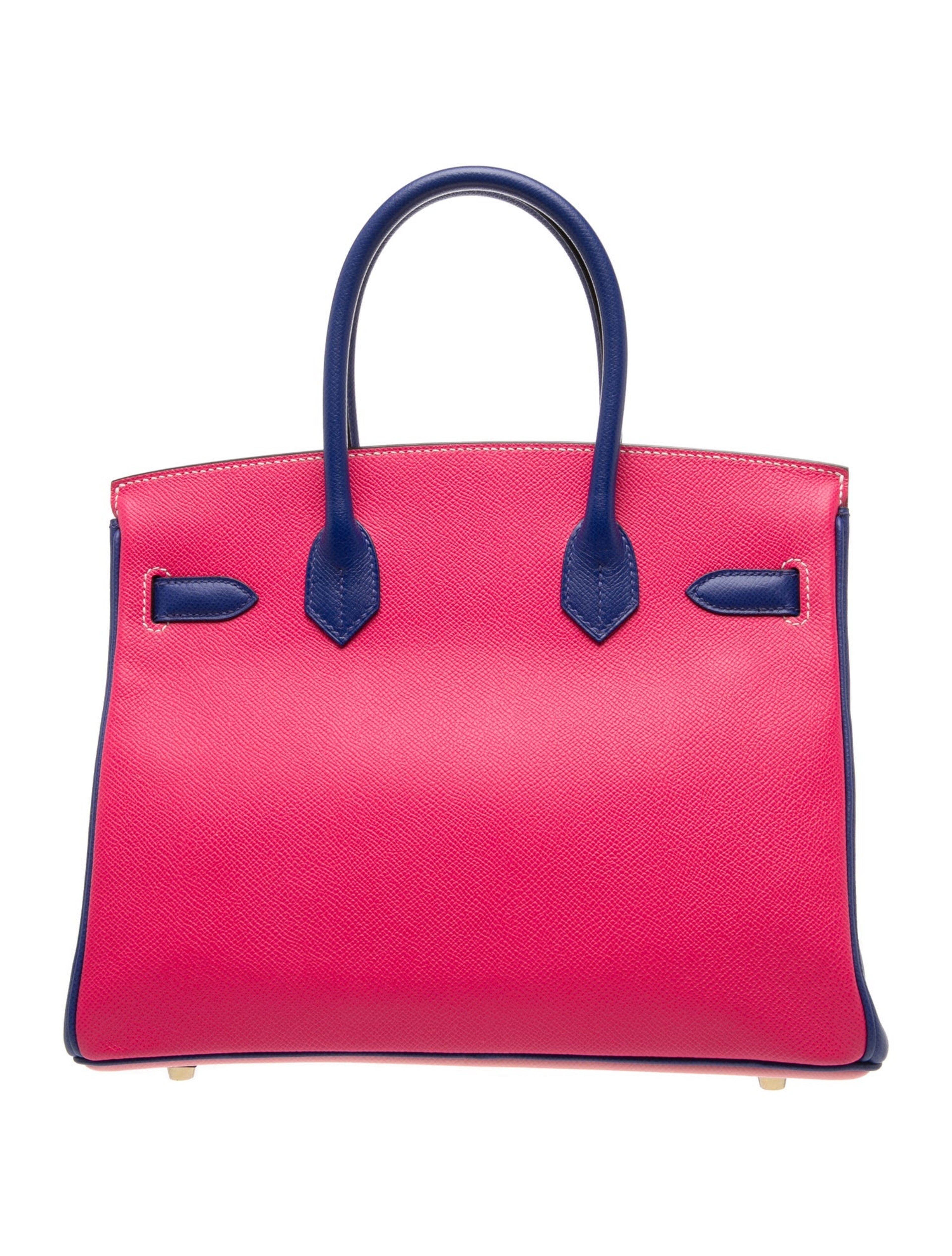 エルメス バーキン 30 スペシャルオーダー Rose Confetti Rose Tyrien Bleu Electrique エプソン ゴールド金具 パーソナルオーダー ホースシュー HERMES BIRKIN 30 ROSE CONFETTI ROSE TYRIEN BLEU ELECTRIQUE EPSOM GOLD HARDWARE HSS