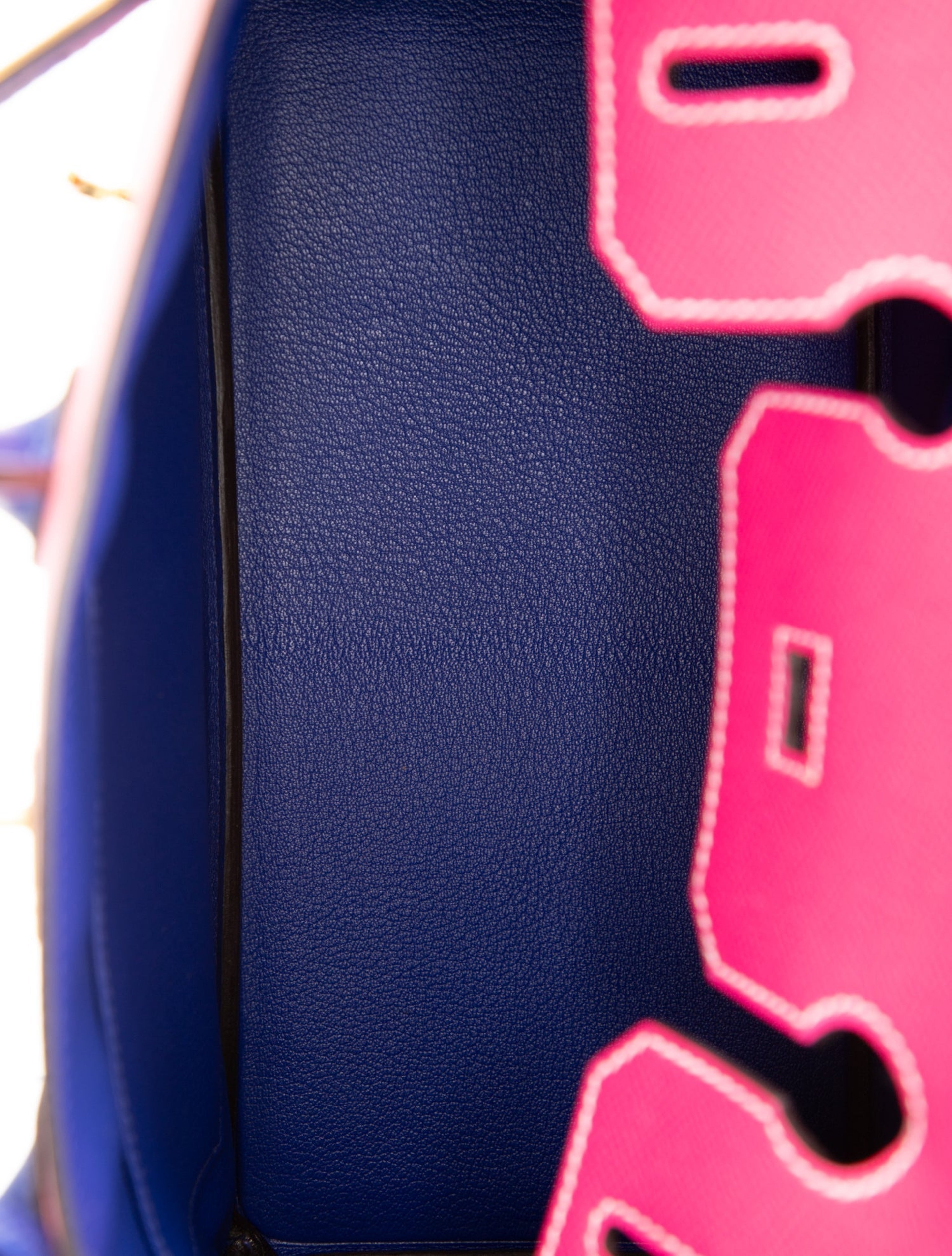 エルメス バーキン 30 スペシャルオーダー Rose Confetti Rose Tyrien Bleu Electrique エプソン ゴールド金具 パーソナルオーダー ホースシュー HERMES BIRKIN 30 ROSE CONFETTI ROSE TYRIEN BLEU ELECTRIQUE EPSOM GOLD HARDWARE HSS