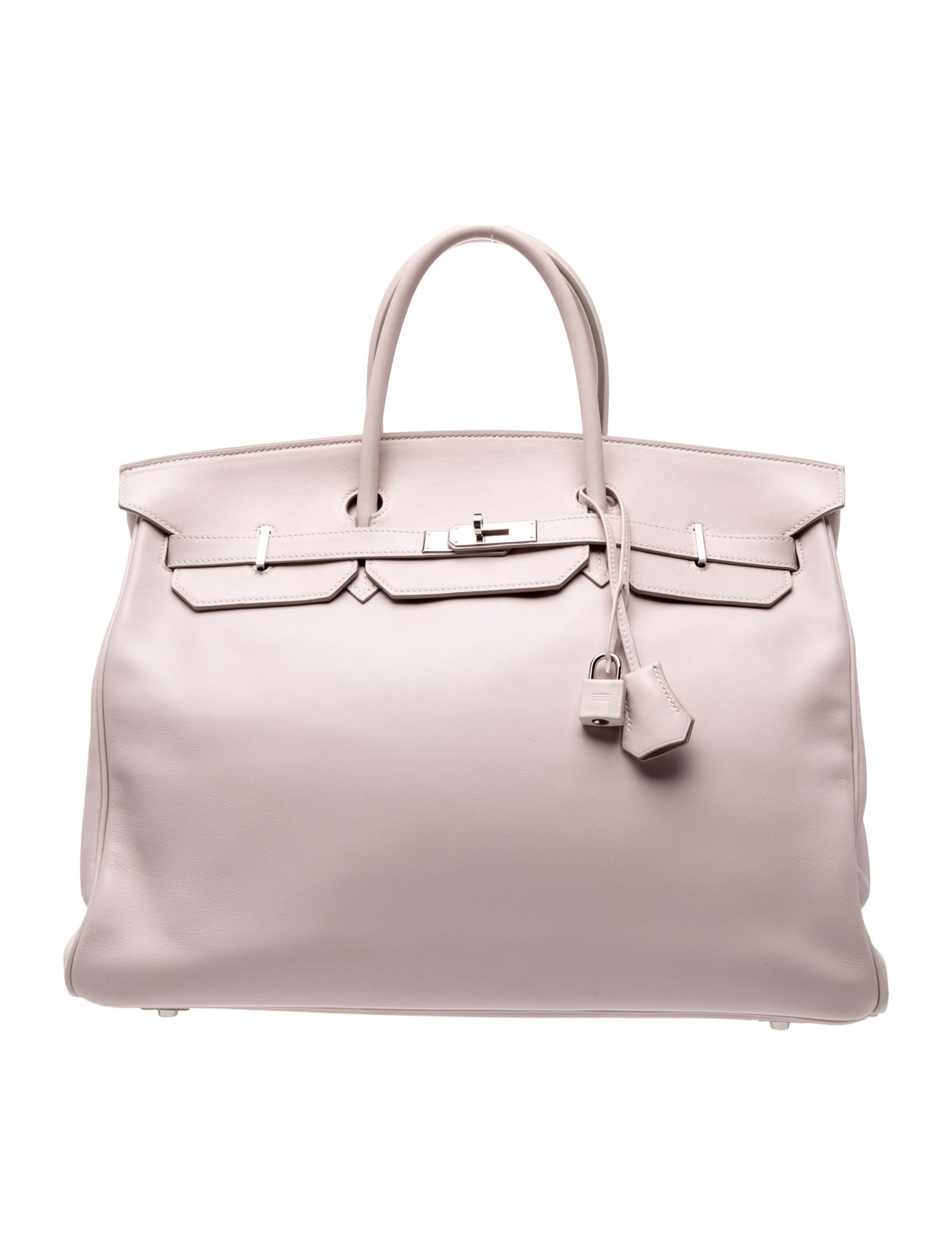 エルメス バーキン 40 Rose Dragee スイフト シルバー金具 HERMES