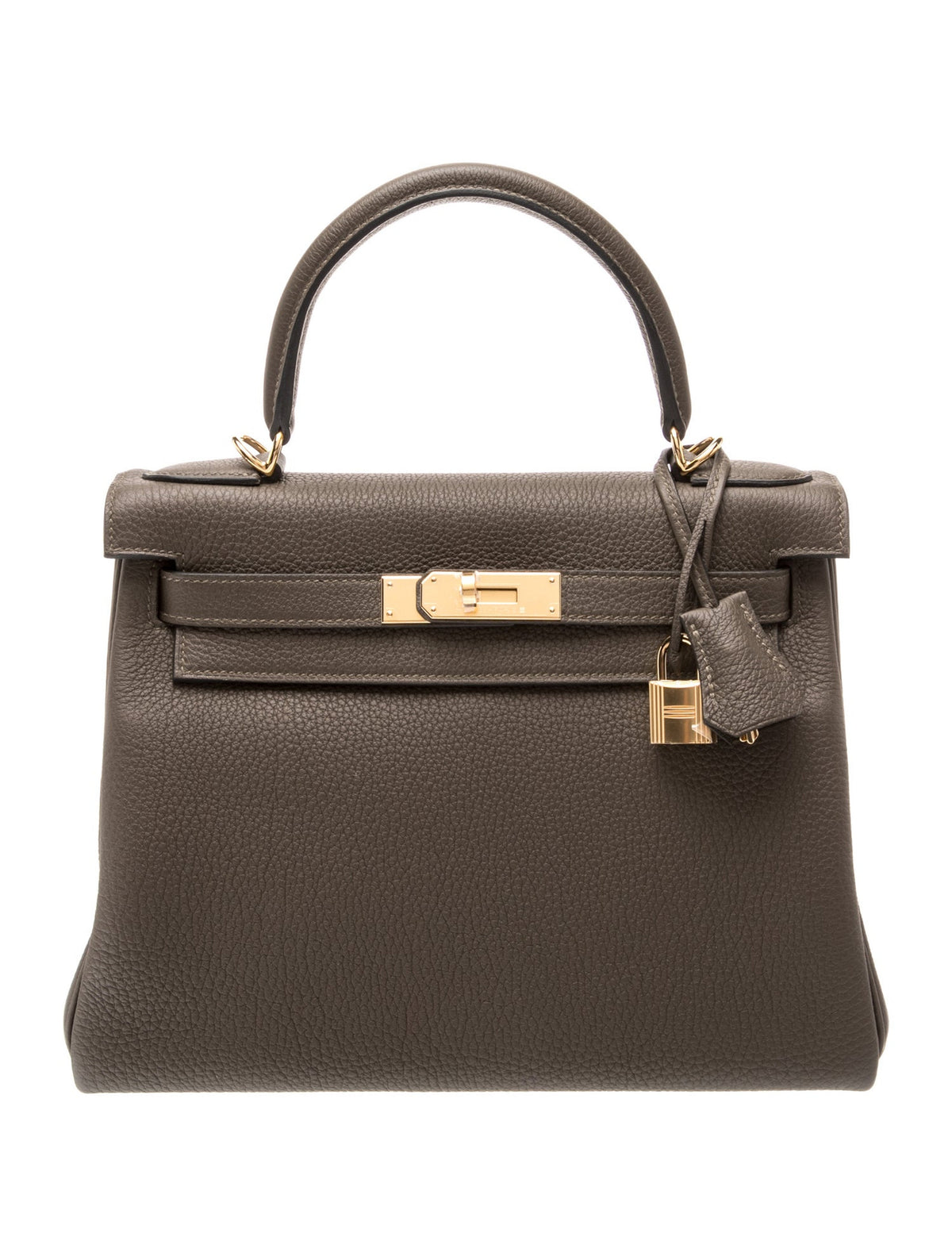 Hermès Kelly 28 Vert Loden Togo Gold Hardware