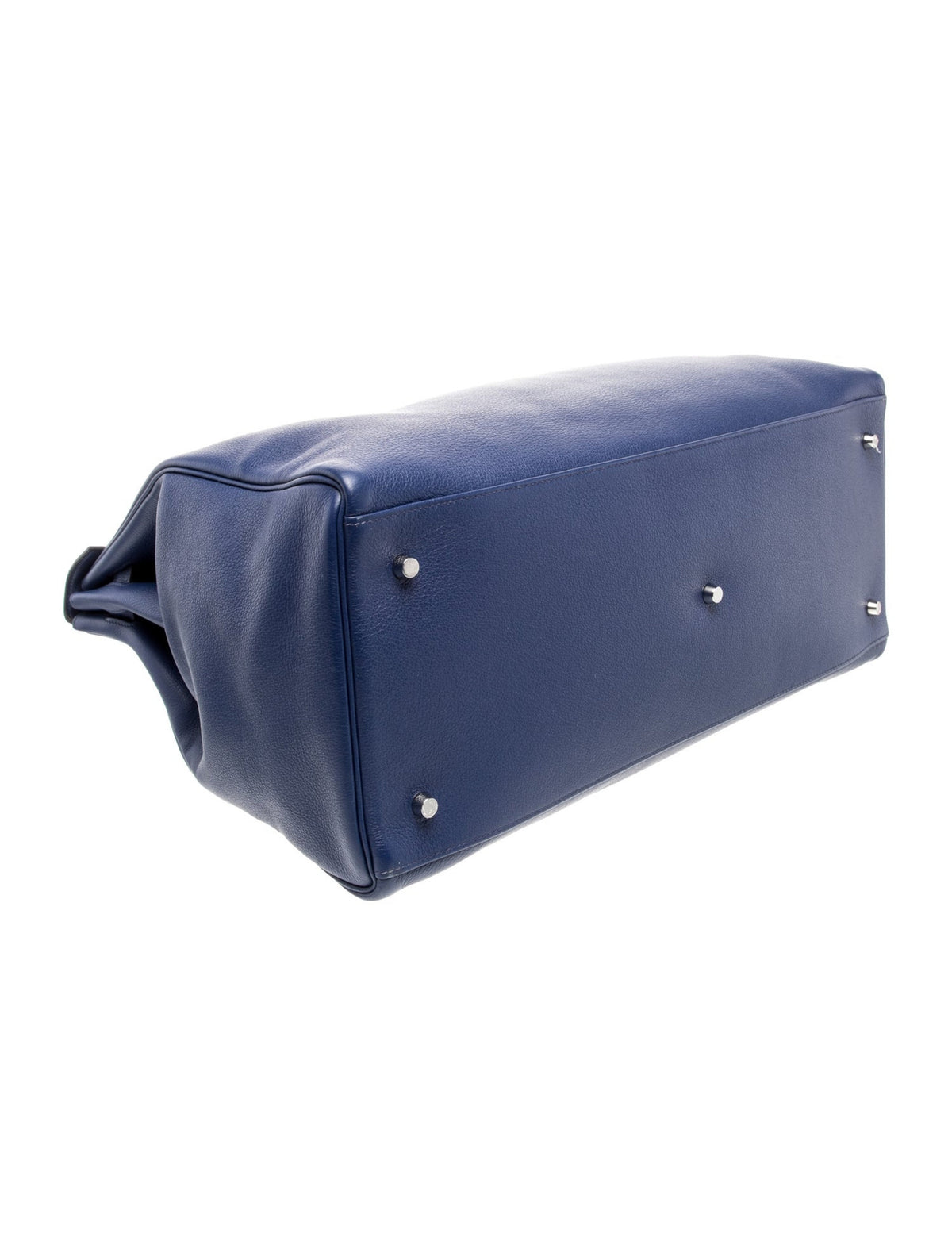 エルメス ケリー 50 ヴォヤージュ Bleu Saphir トリヨンノビーヨ シルバー金具 HERMES KELLY 50 VOYAGE BLEU SAPHIR TAURILLON NOVILLO SILVER HARDWARE