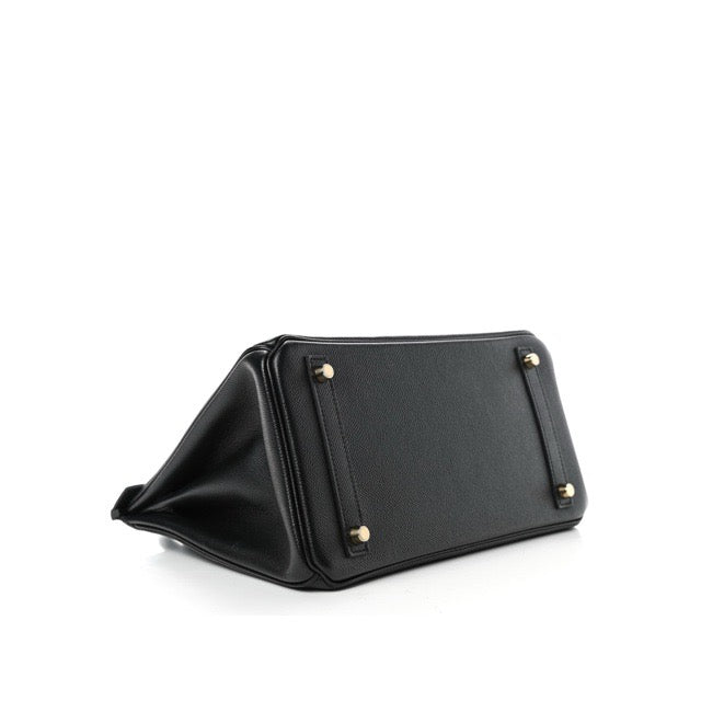 エルメス バーキン30 ブラック エプソン ゴールド金具 HERMES BIRKIN 30 BLACK EPSOM GOLD HARDWARE【中古】