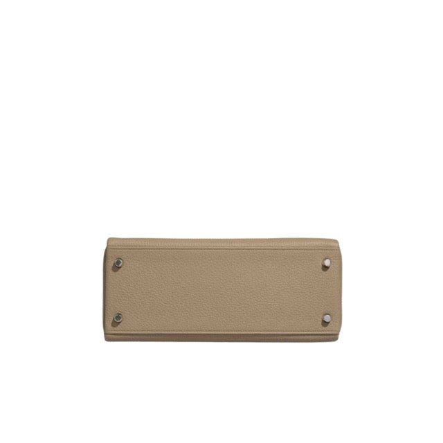 エルメス ケリー２８ 内縫い ベージュマルファ トリヨンクレマンス シルバー金具 HERMES KELLY RETOURNE 28 BEIGE MARFA TAURILLON CLEMENCE SILVER HARDWARE