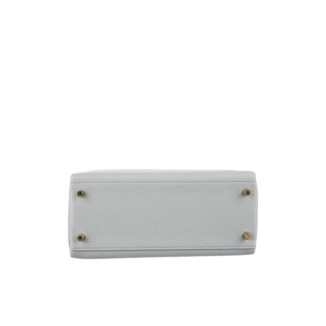 エルメス ケリー28 内縫い ブルーペール トリヨンクレマンス ゴールド金具 HERMES KELLY RETOURNE 28 BLEU PALE TAURILLON CLEMENCE GOLD HARDWARE