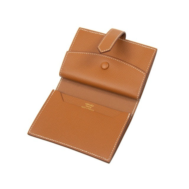 エルメス ミニベアン ミニウォレット ゴールド エプソン ゴールド金具 HERMES BEARN MINI WALLET GOLD EPSOM GOLD HARDWARE