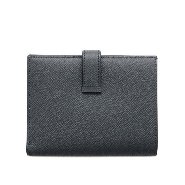 エルメス ベアン コンパクトウォレット グリミスティ エプソン シルバー金具 折り財布 HERMES BEARN COMPACT WALLET GRIS MISTY EPSOM SILVER HARDWARE