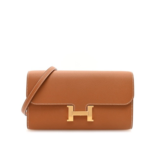 エルメス コンスタンスウォレットトゥーゴー 長財布 ゴールド エプソン ゴールド金具 HERMES CONSTANCE LONG WALLET TO GO GOLD EPSOM GOLD HARDWARE